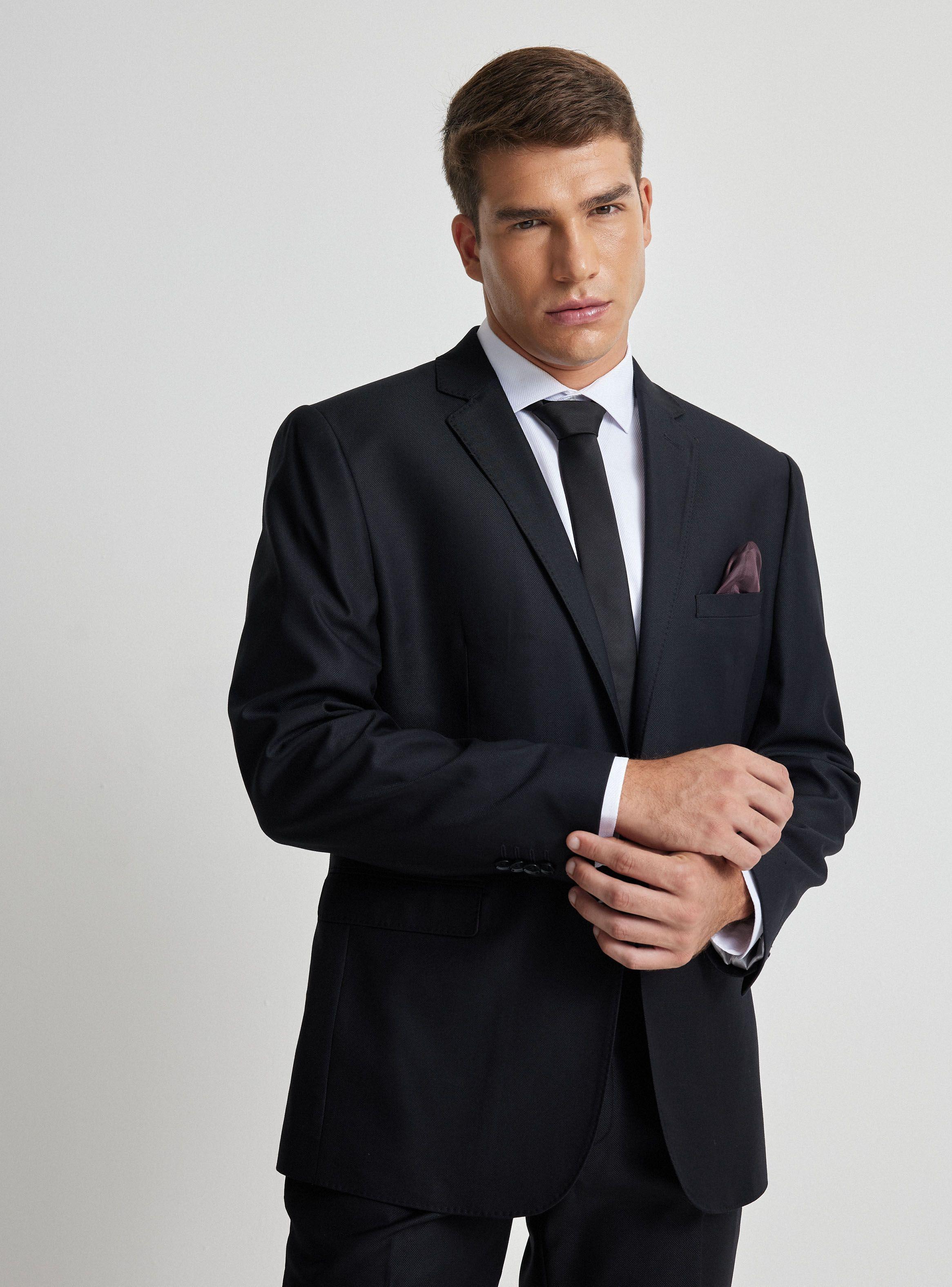 Traje Recto Texturado Slim Fot 2-0