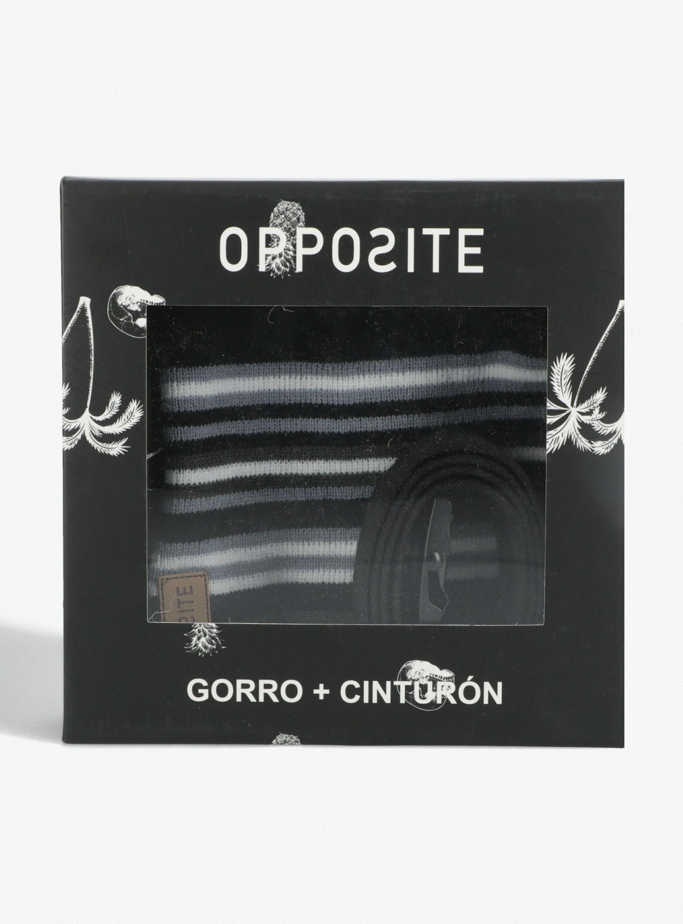 Gorro Opposite Mini Print y Cinturón-2