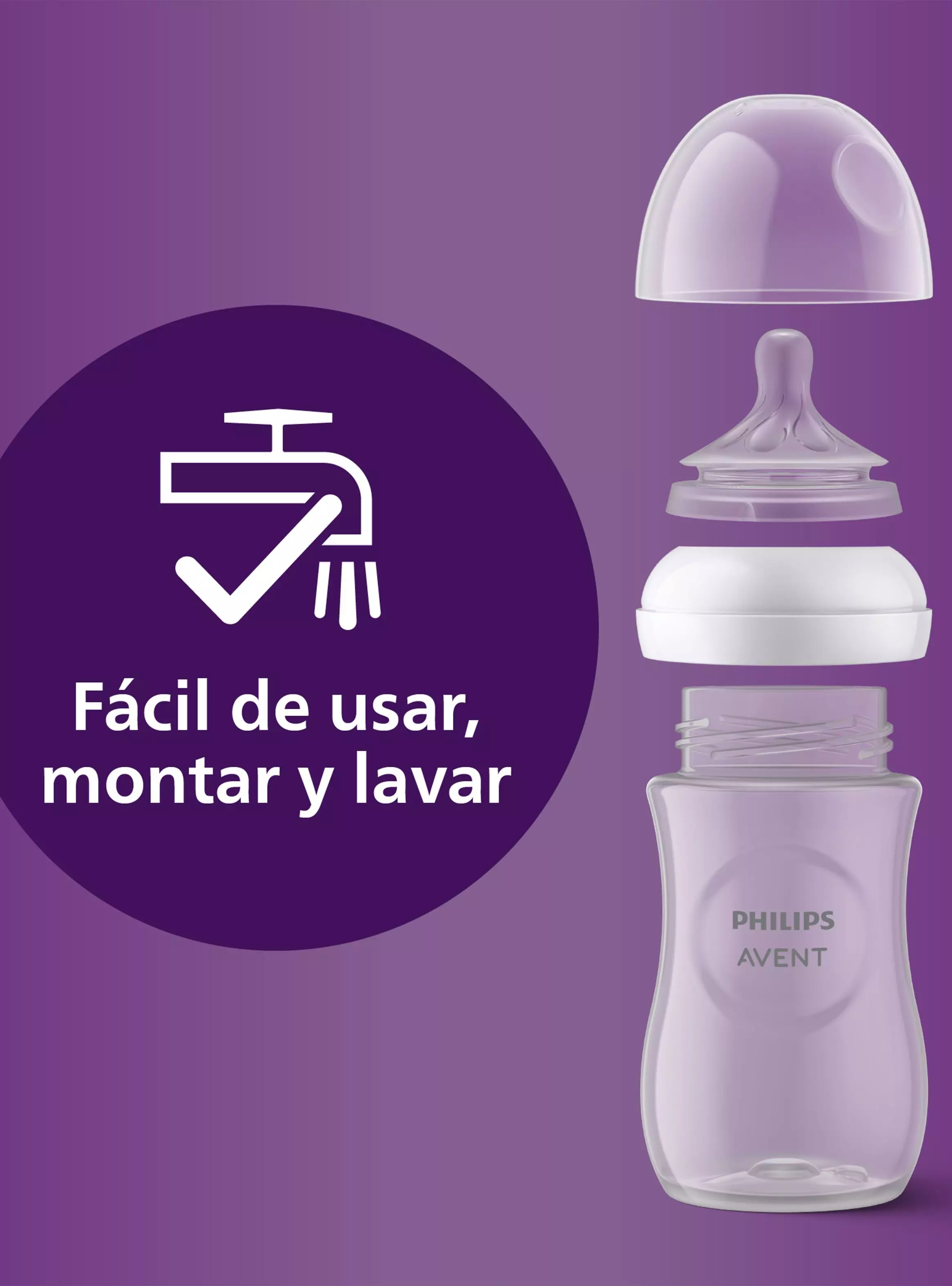 Mamadera Jirafa Natural Response 260 ml-3