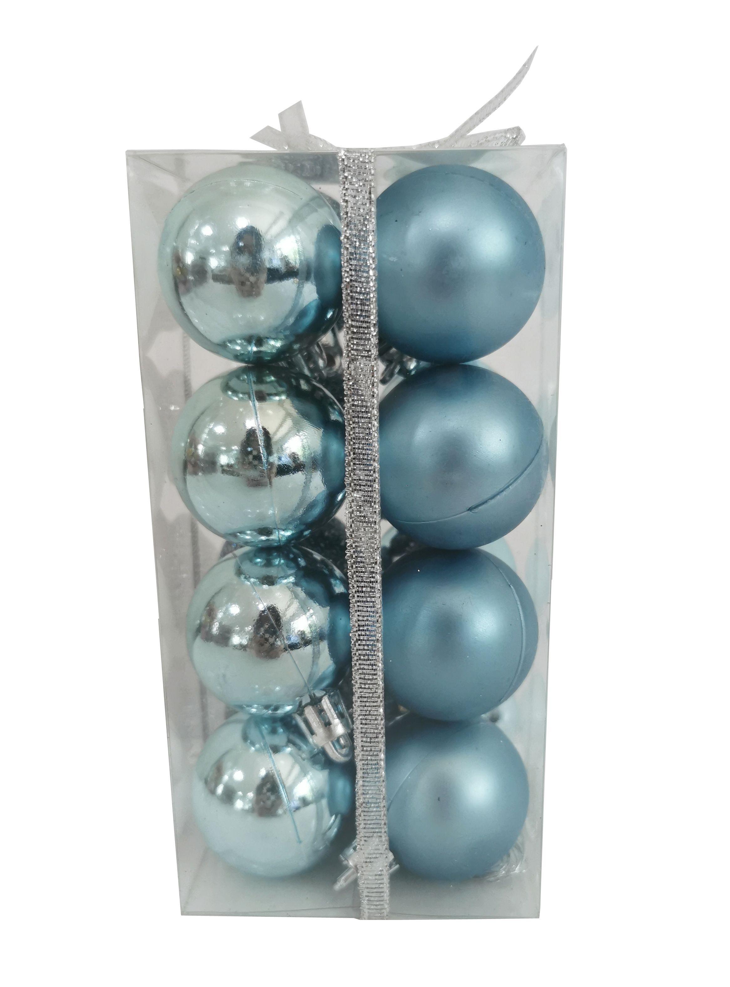 Set 16 Esferas 4 cm Azul-0