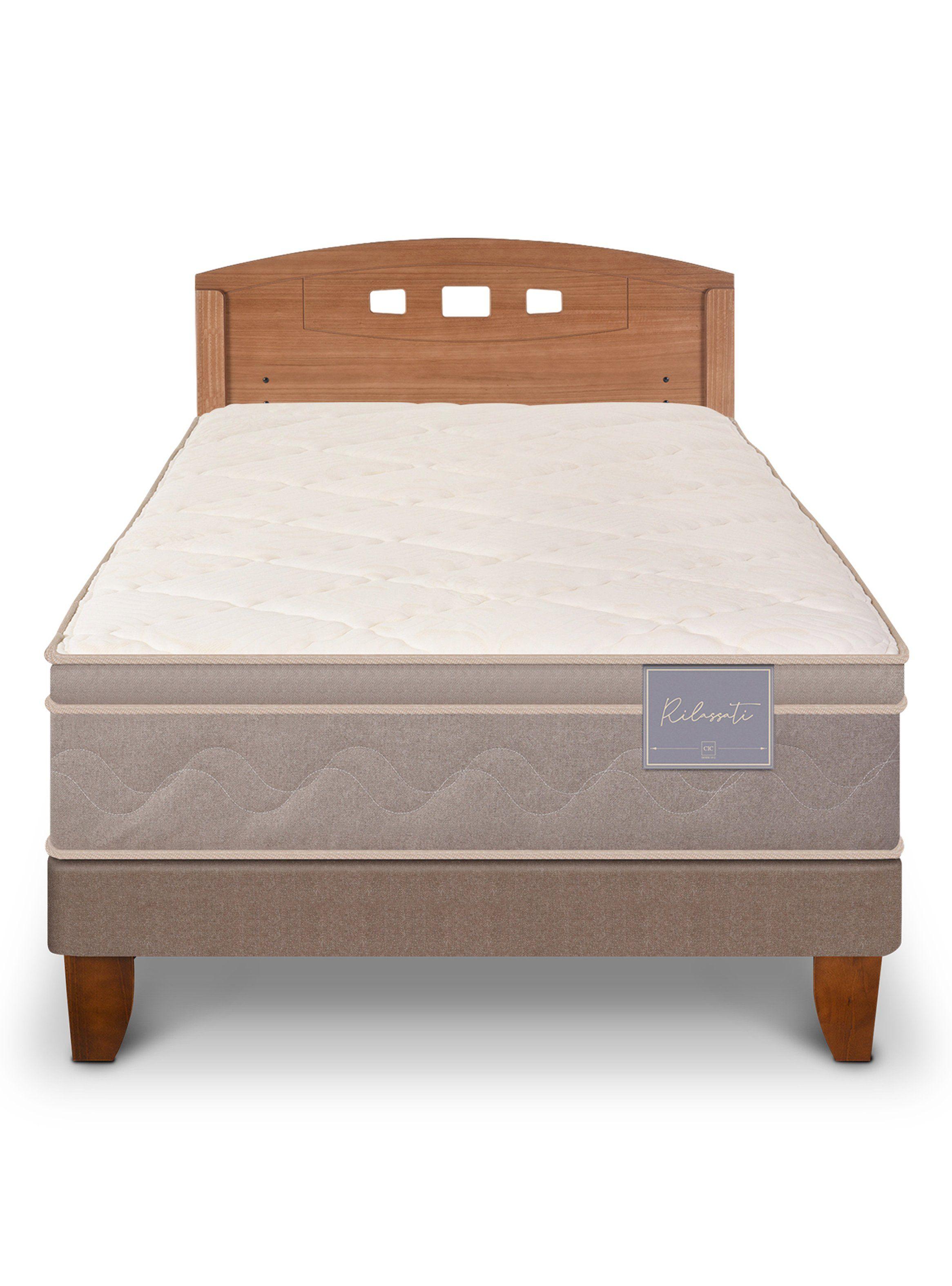 Cama Europea Rilassati 1.5 Plazas + Respaldo Gales-2