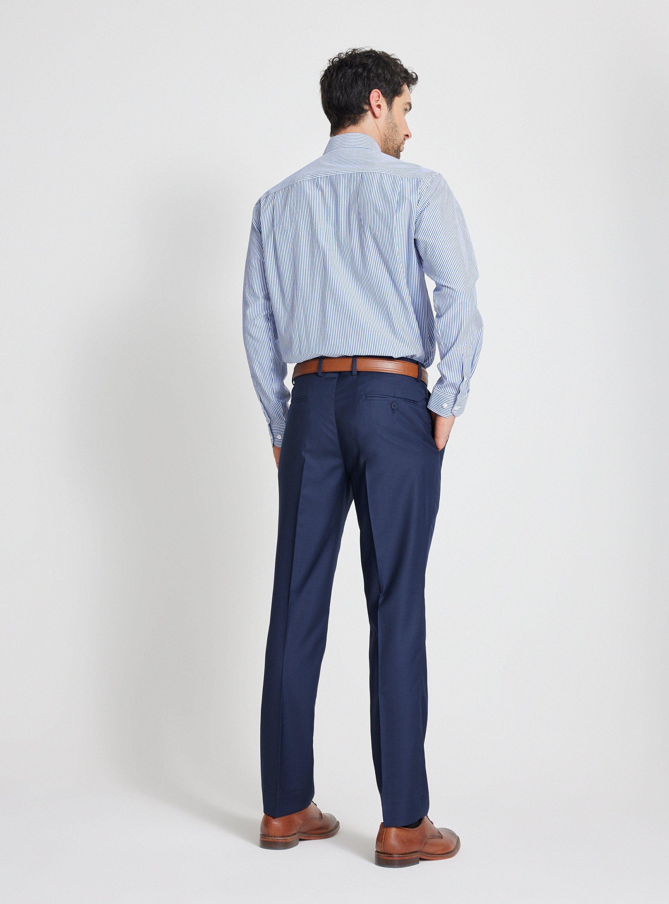 Camisa de Vestir Formal Listada  Semi Slim-5