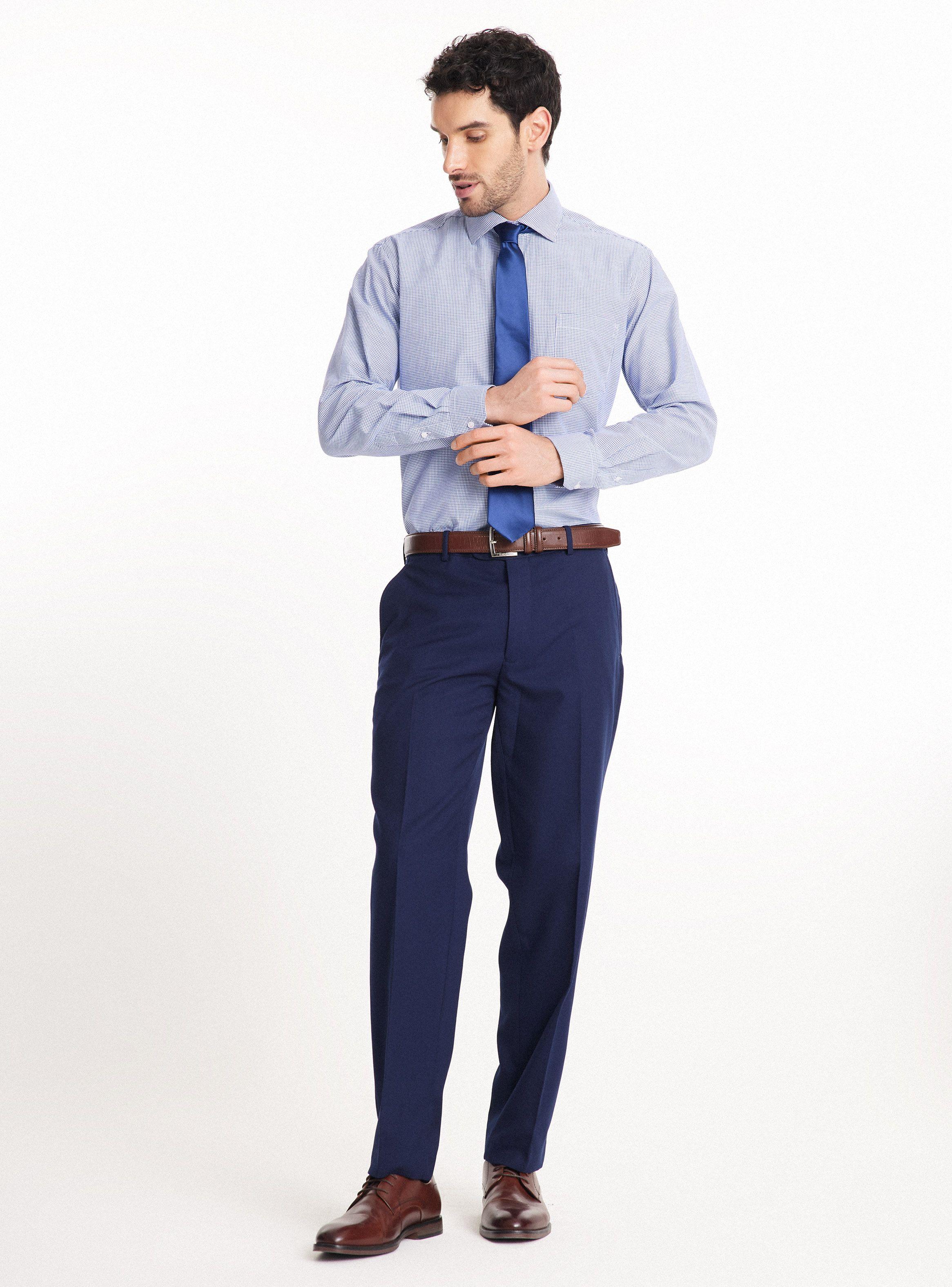 Camisa de Vestir Semi Slim 4-4