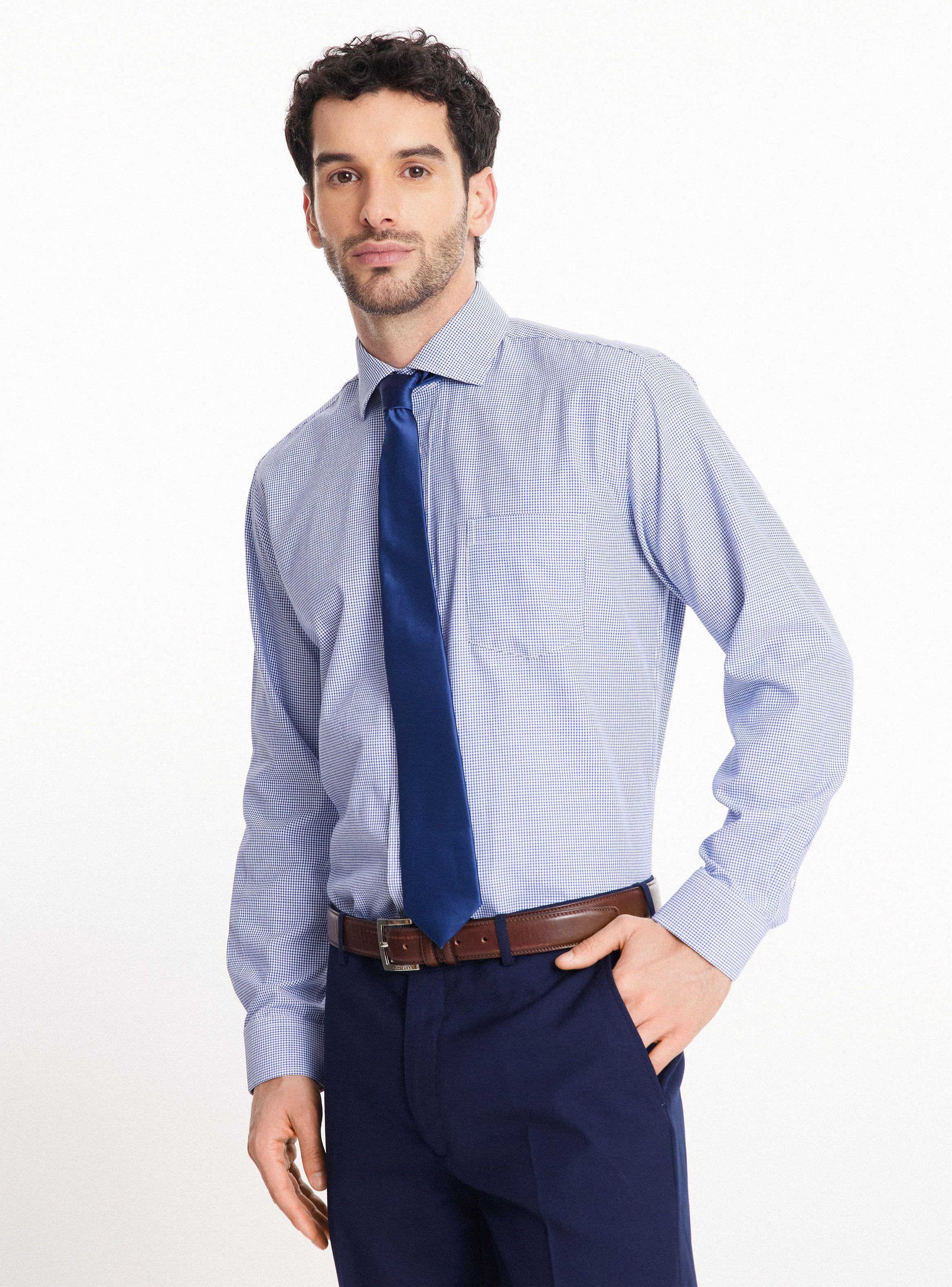 Camisa de Vestir Semi Slim 4-0