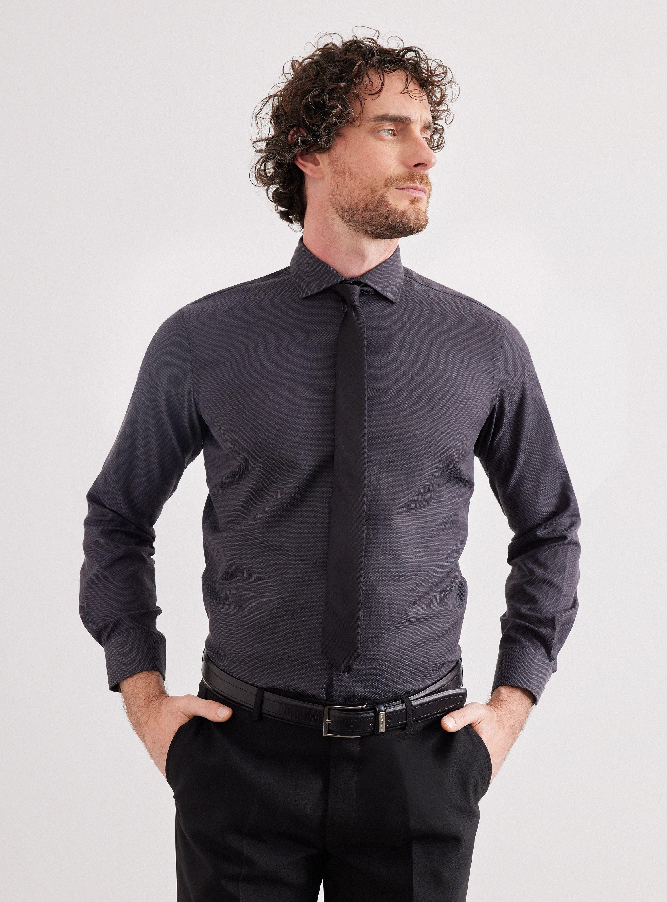 Camisa de Vestir Slim Fit 7-0