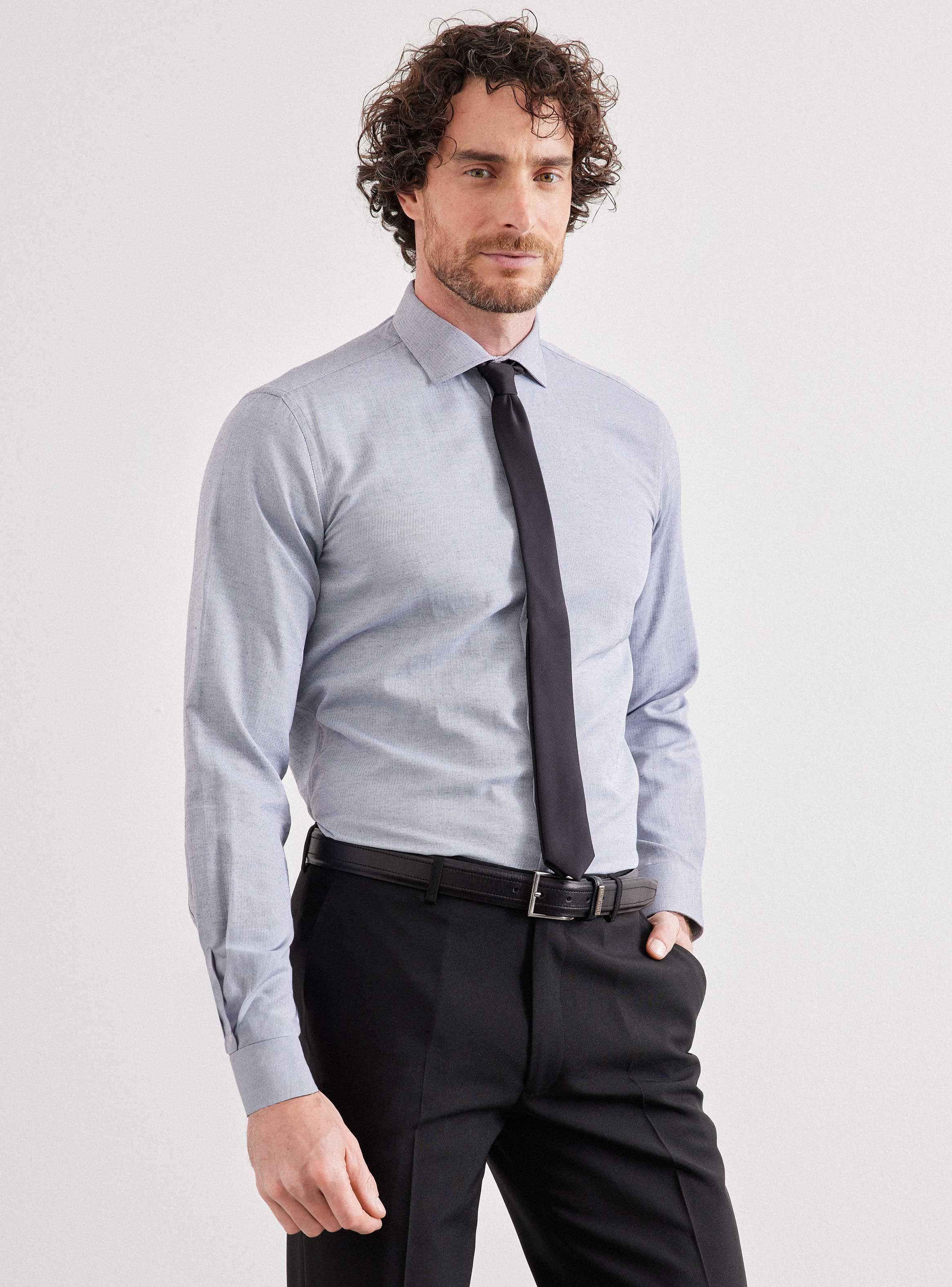 Camisa de Vestir Slim Fit 7-0