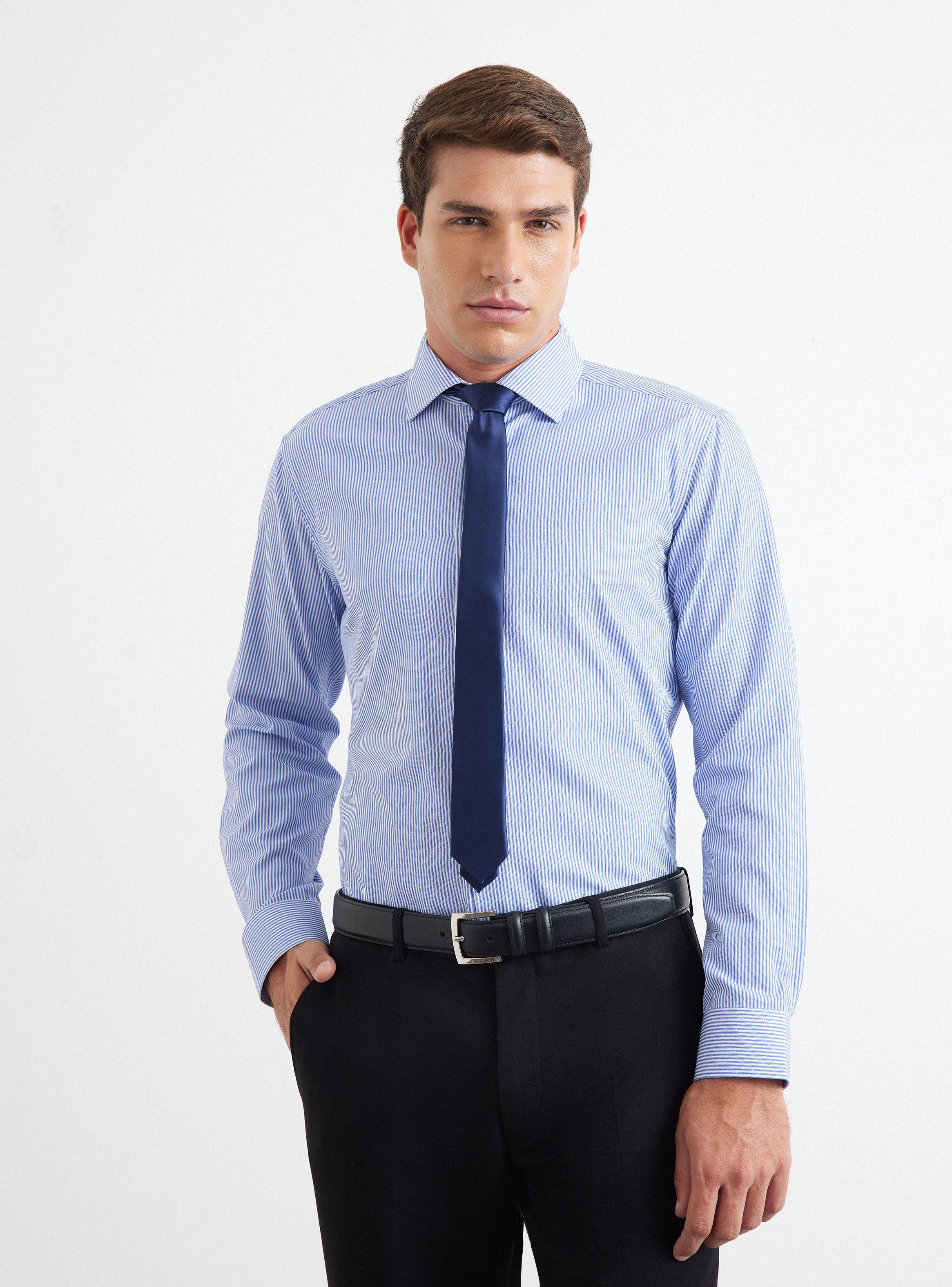 Camisa de Vestir Slim Fit 9-0