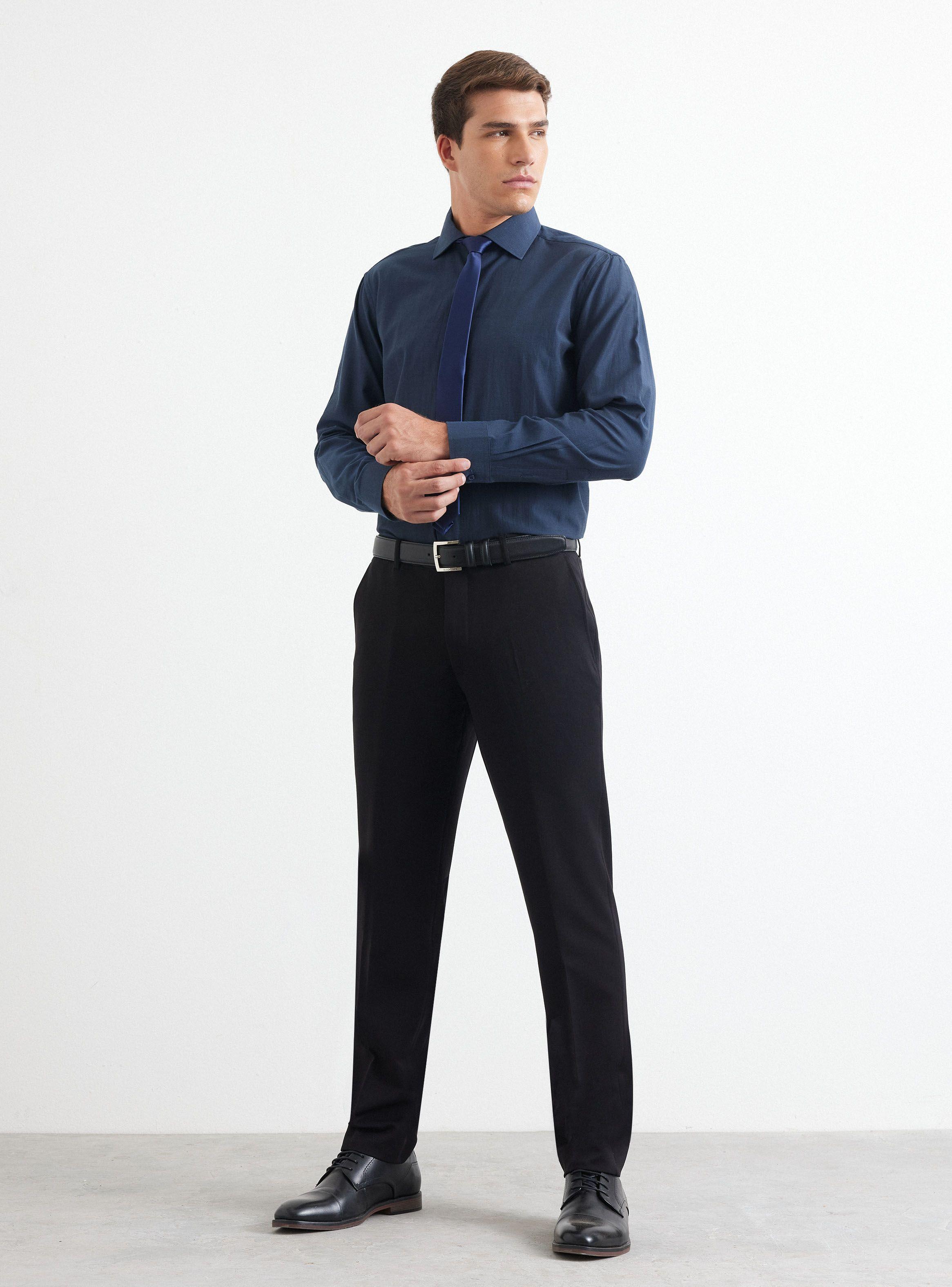 Camisa de Vestir Slim Fit 9-4