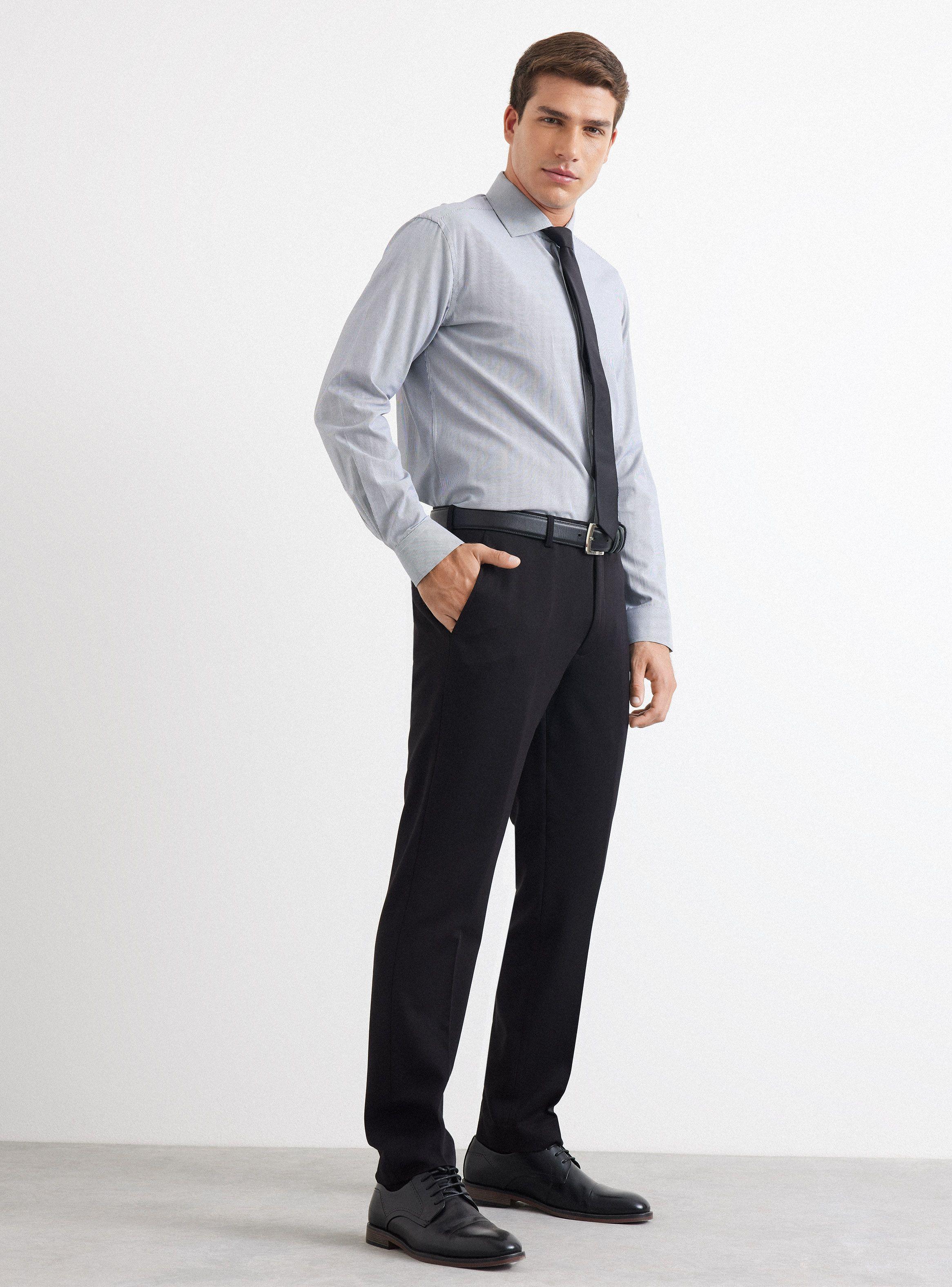 Camisa de Vestir Slim Fit 8-4