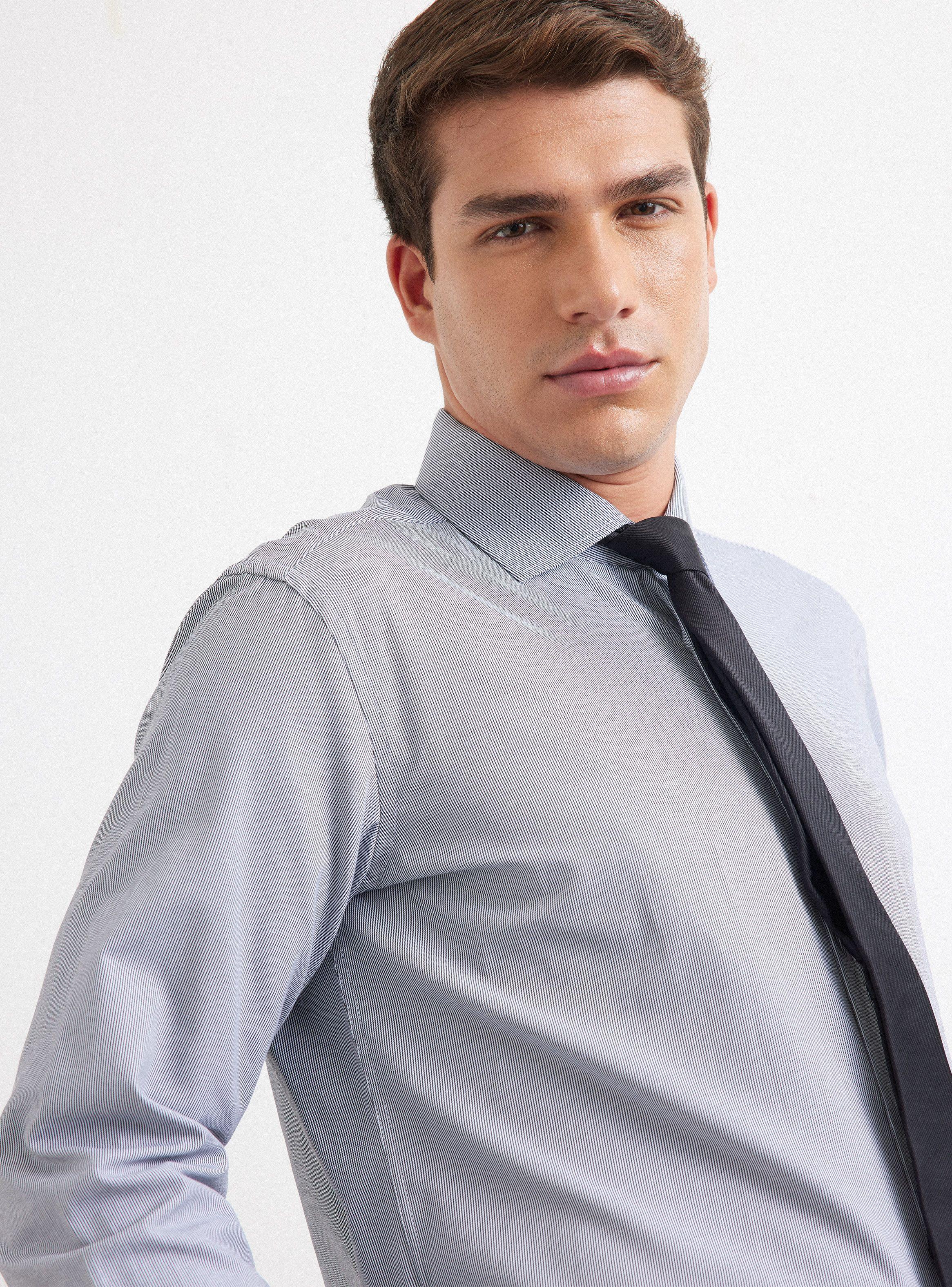 Camisa de Vestir Slim Fit 8-2