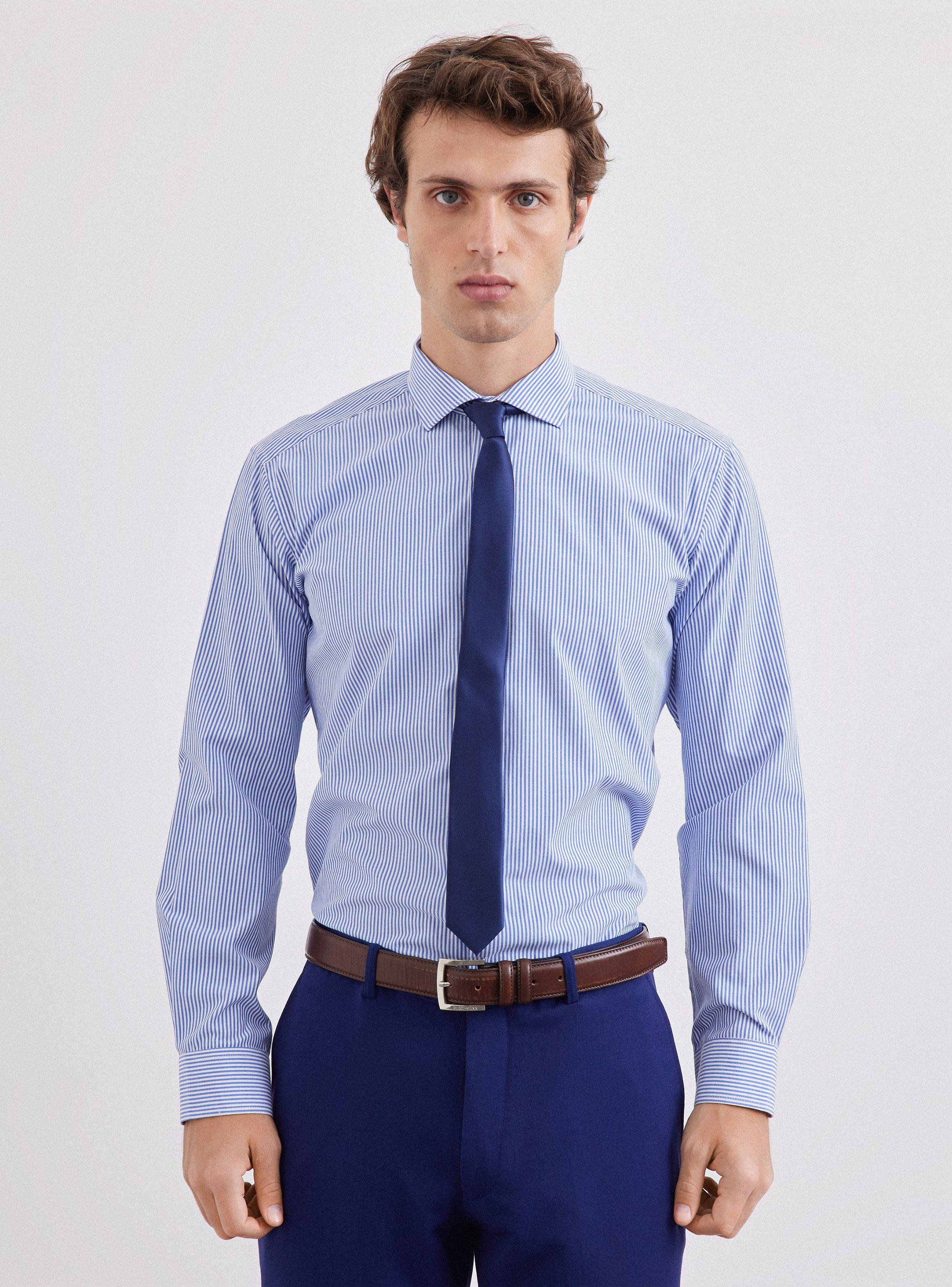Camisa de Vestir Slim Fit 13-0