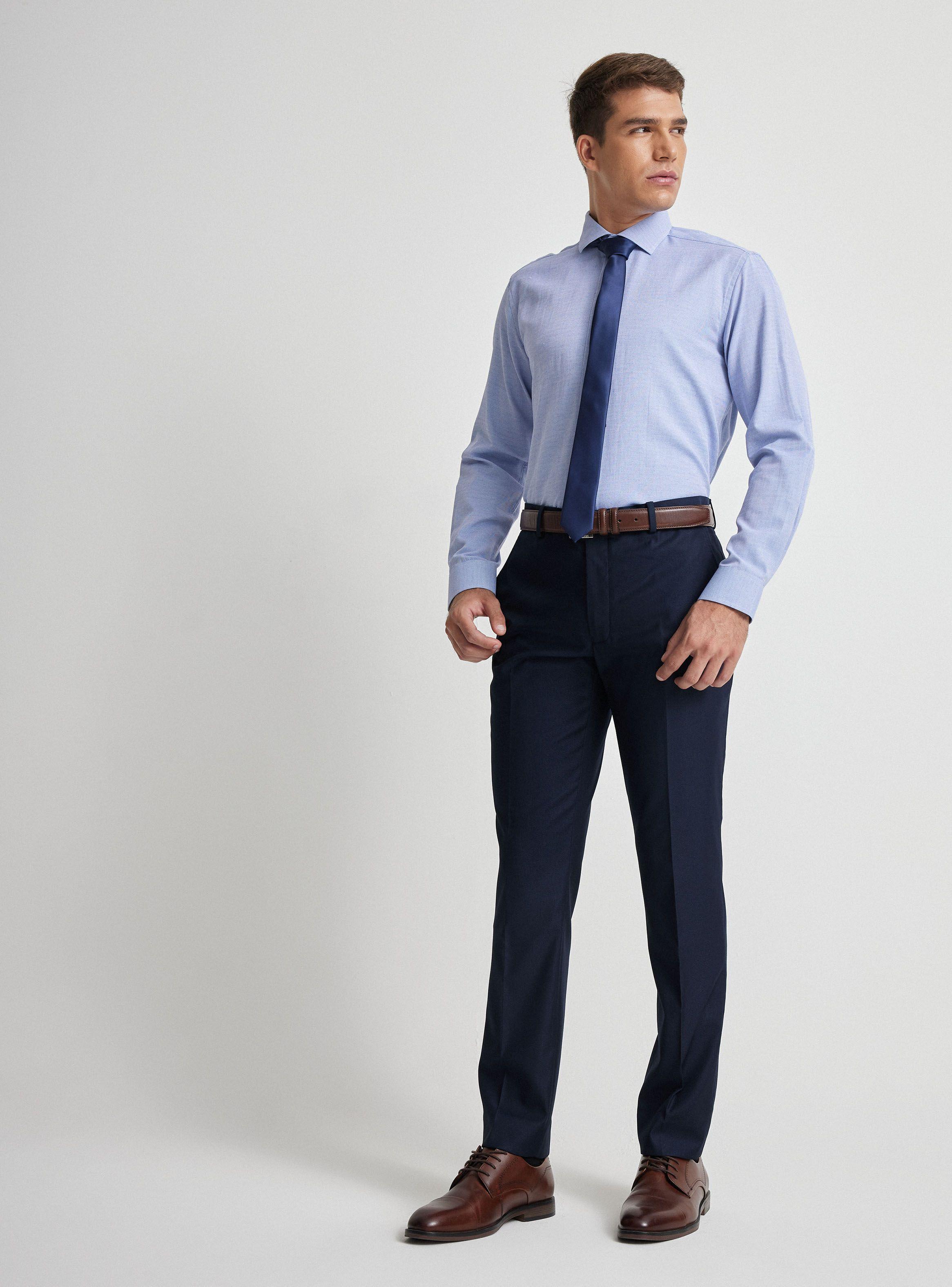 Camisa de Vestir Slim Fit 13-4