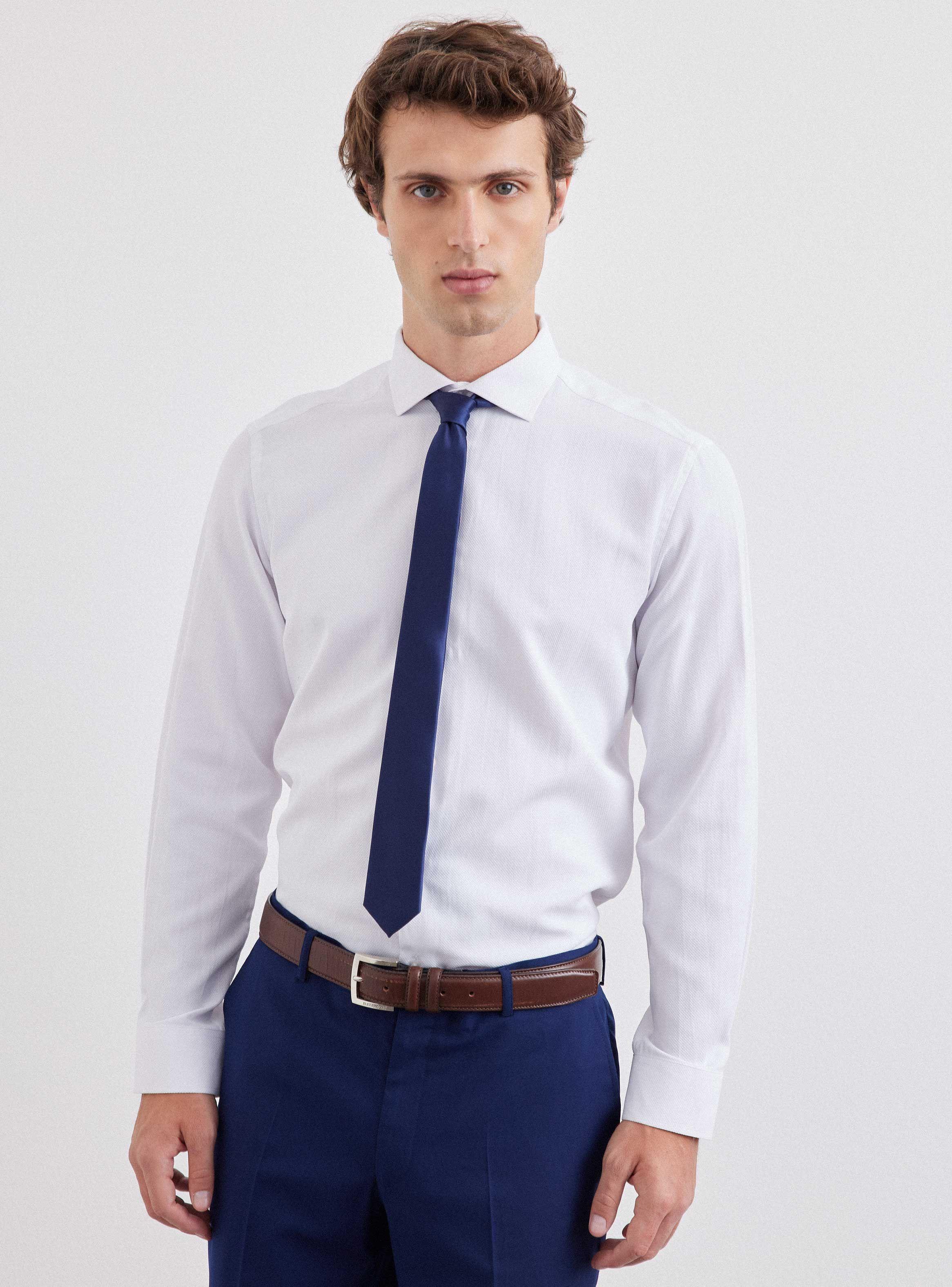 Camisa de Vestir Slim Fit 10-0