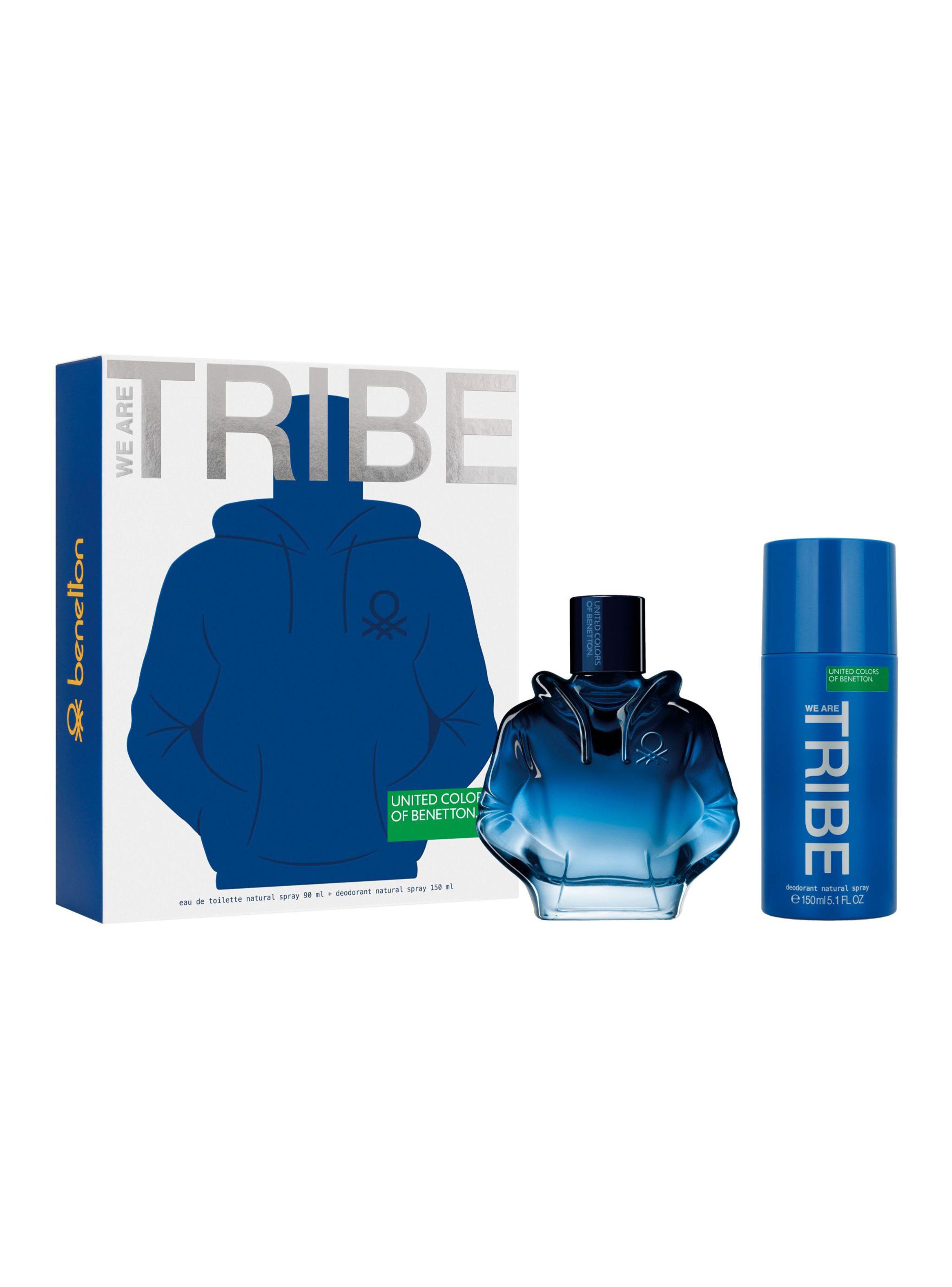 Set Perfume Benetton We are Tribe EDT Hombre 90 ml + Desodorante 150 ml-0