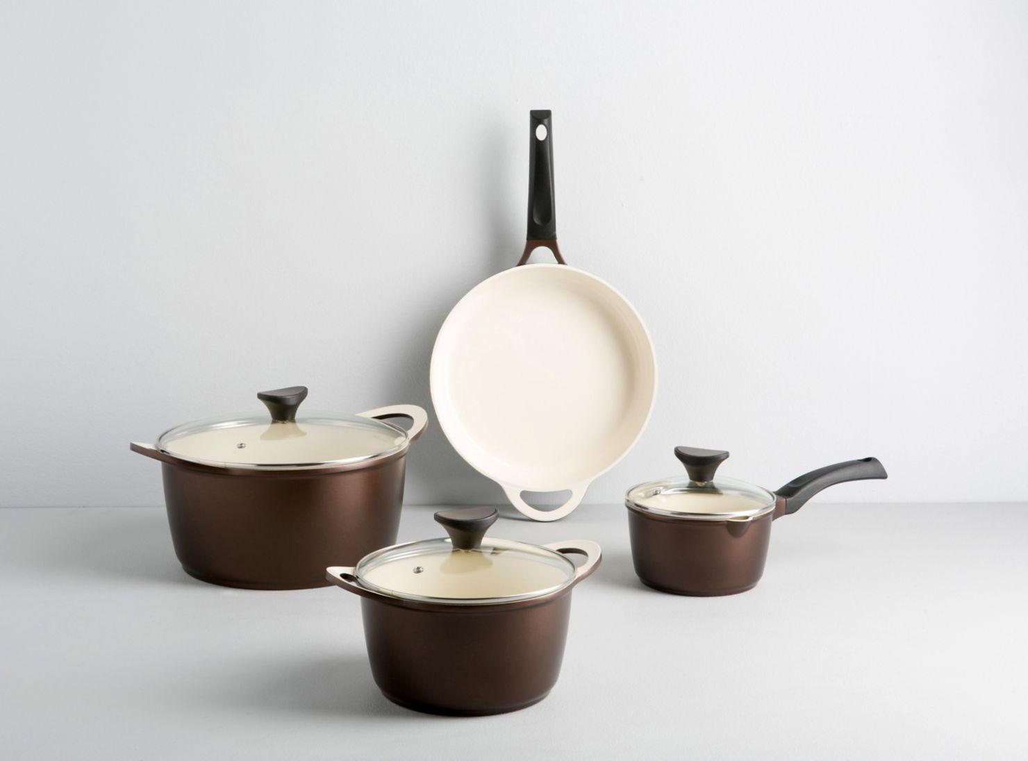 Batería de Cocina Aluminio 7 Piezas Ceramic-0