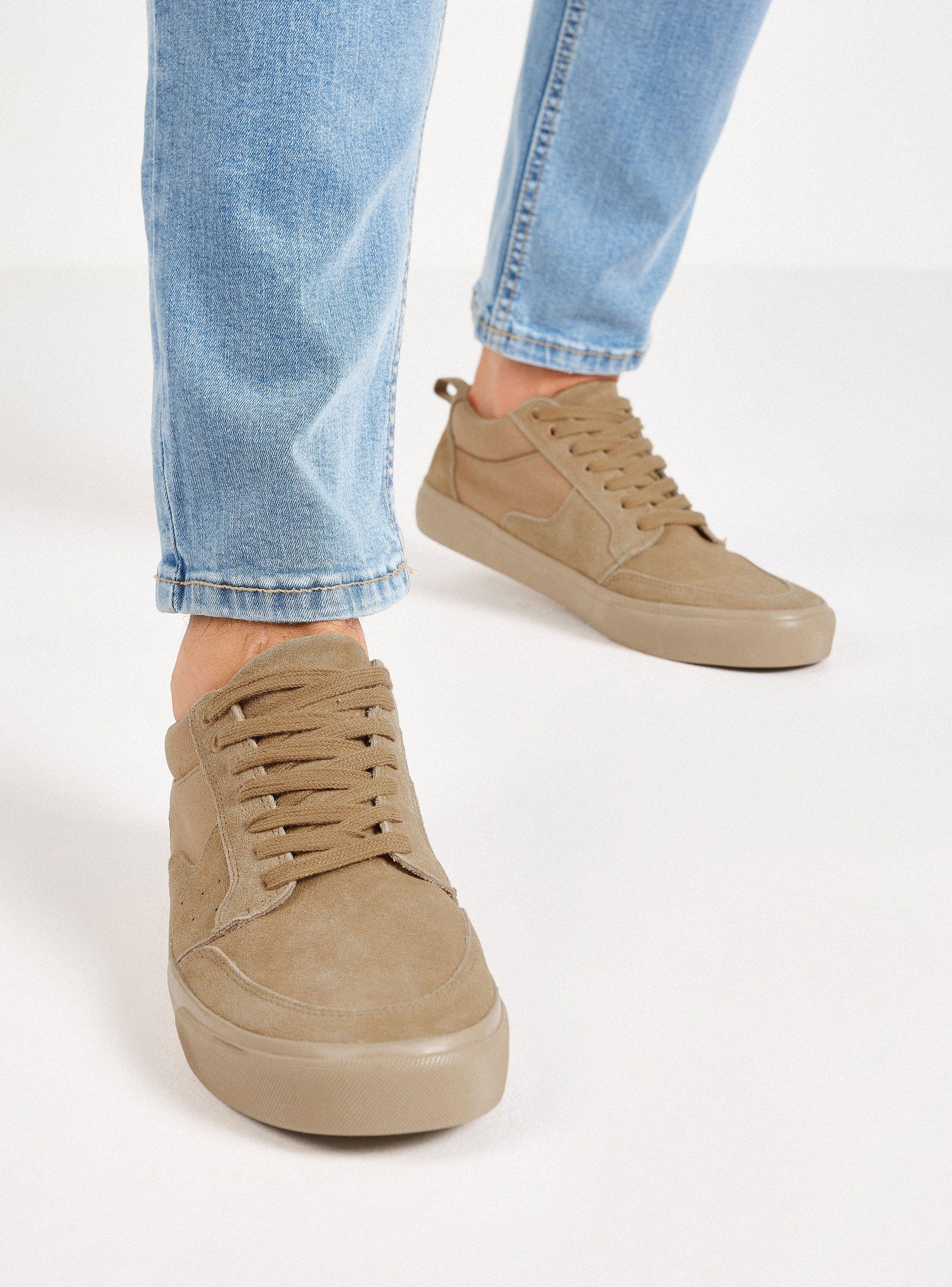 Zapatilla Urbana Moda Capellada con Cuero Hombre-0