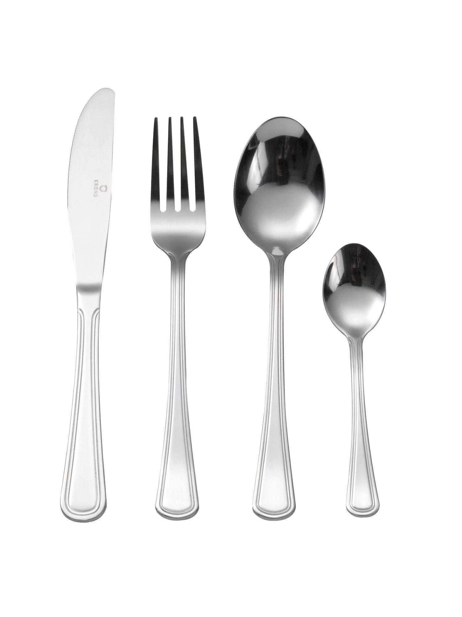 Set Krons Cubiertos 30 Piezas Hard Box Luna-0