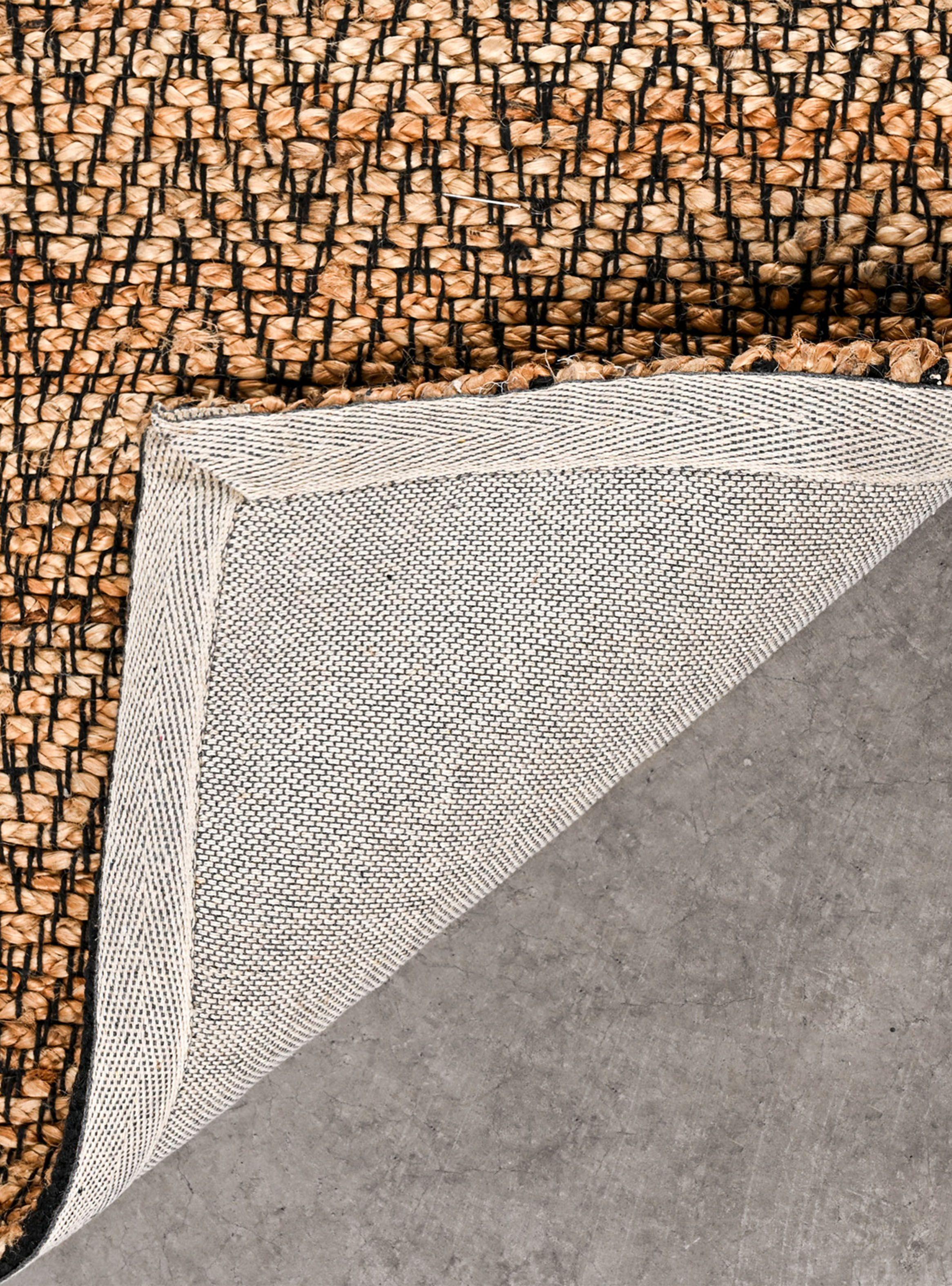 Alfombra Yute 170x240 cm Chevron Tostado-2