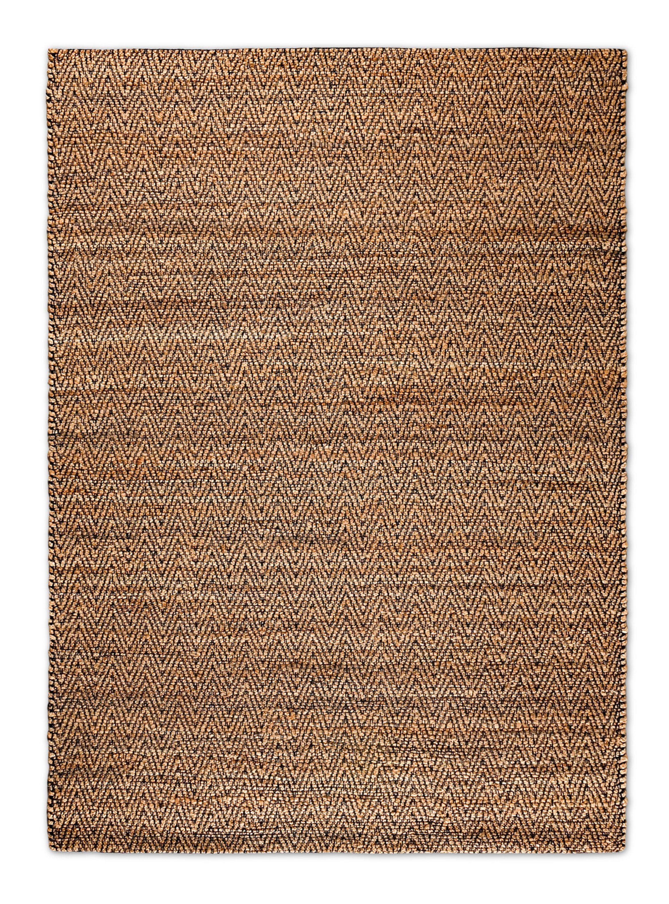 Alfombra Yute 200x300 cm Chevron Tostado-0
