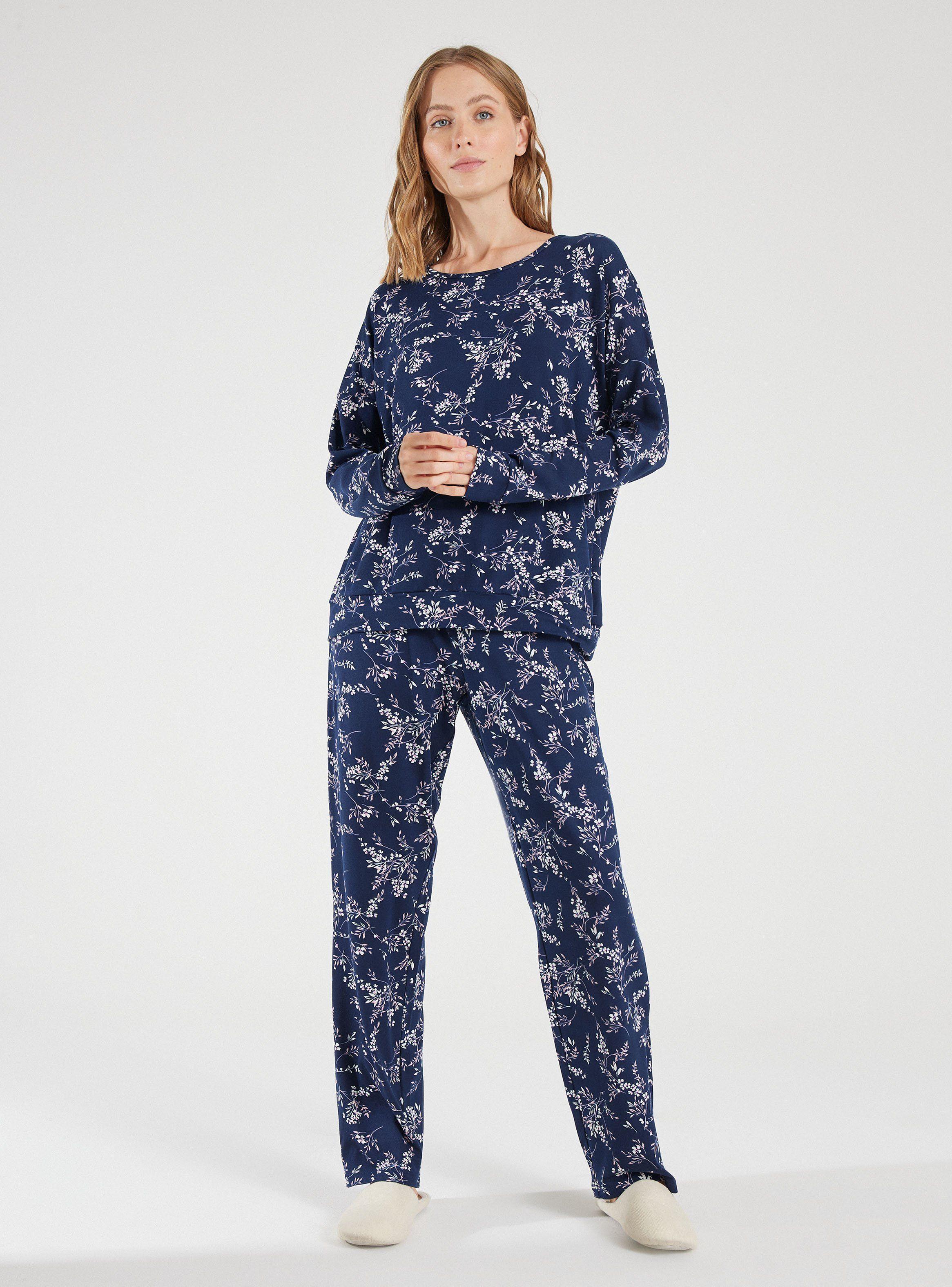 Pijama Full Print Espigas Print-4