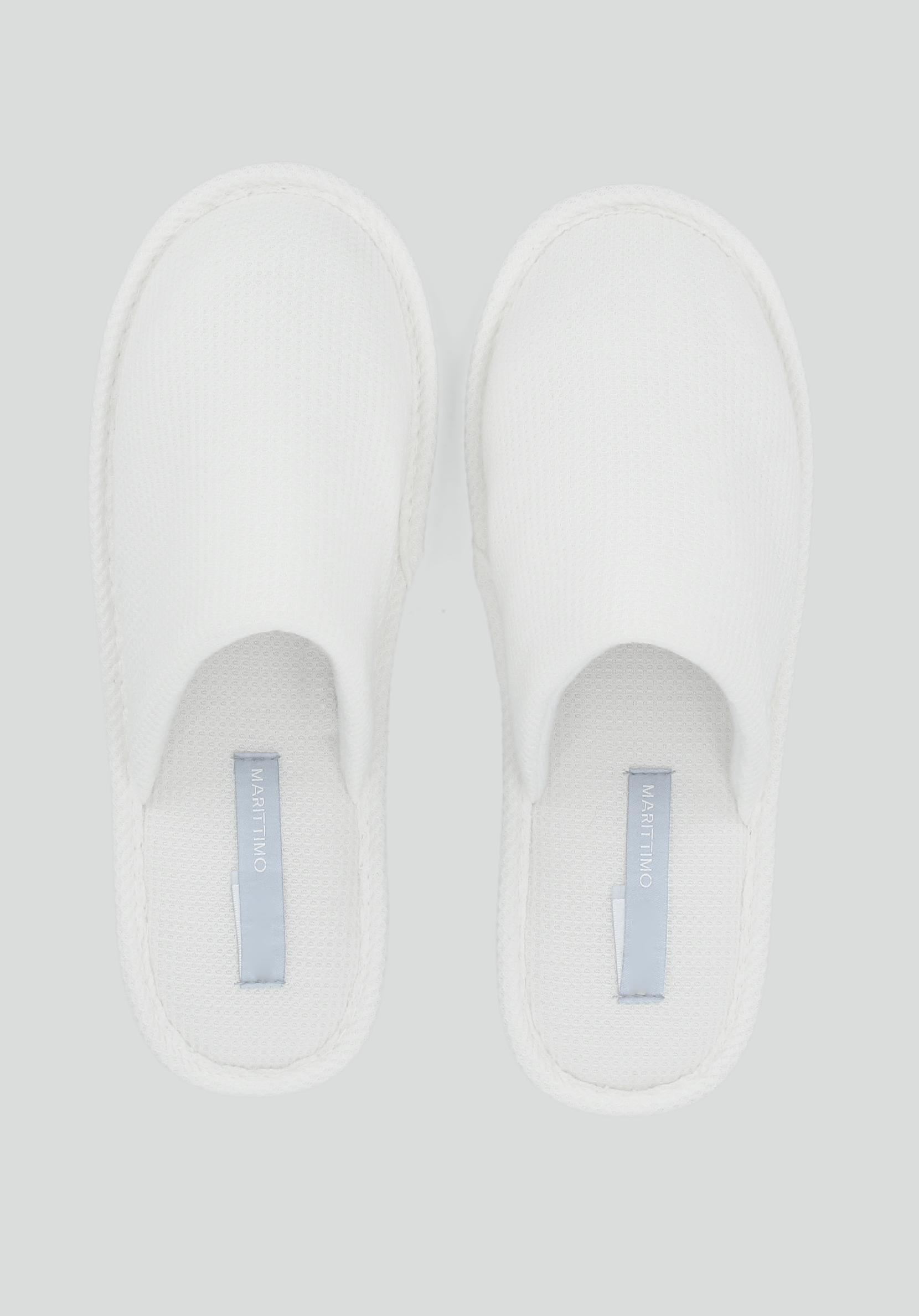 Pantufla Color Sólido Teal Tipo Wafle-0