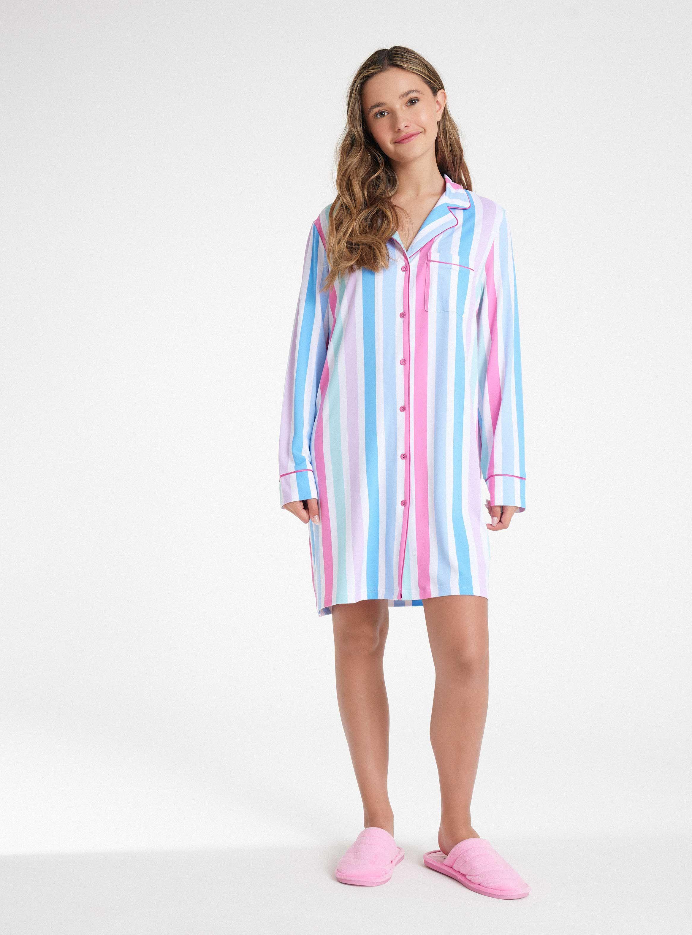 Camisa de Dormir Full Print Detalles-4