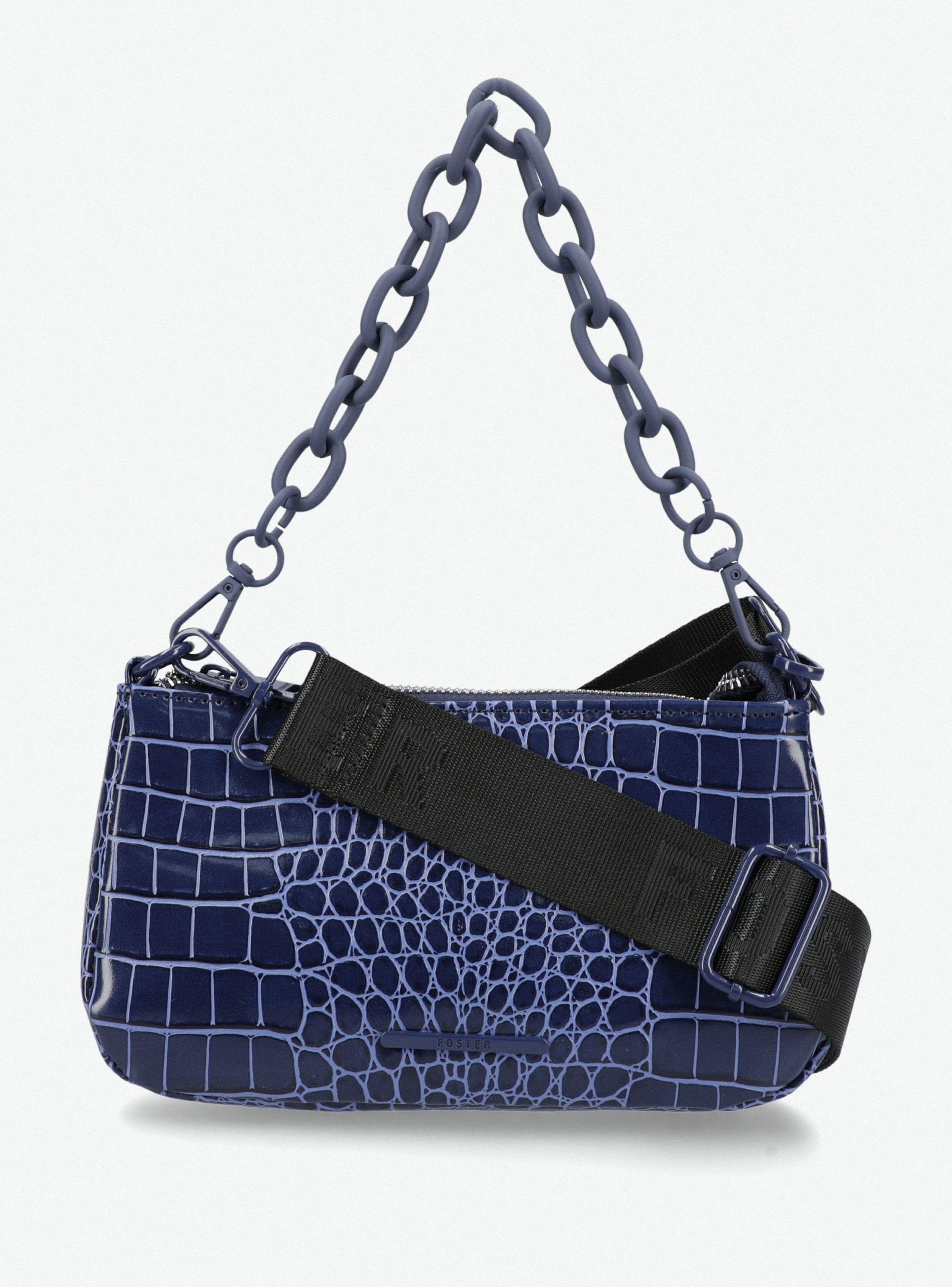 Bandolera Textura Croco con Cadenas-2