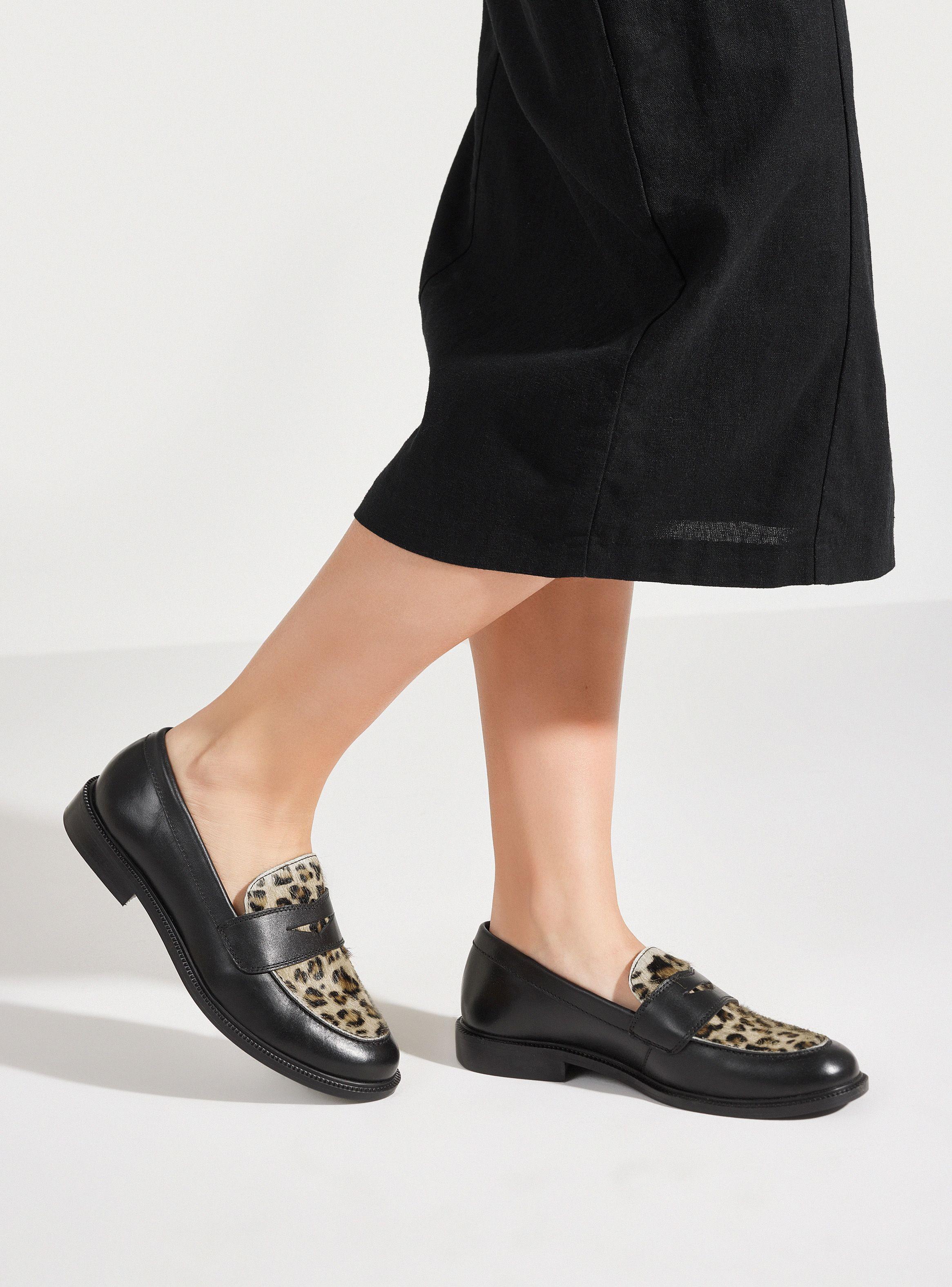 Mocasín Capellada de Cuero Mujer-0