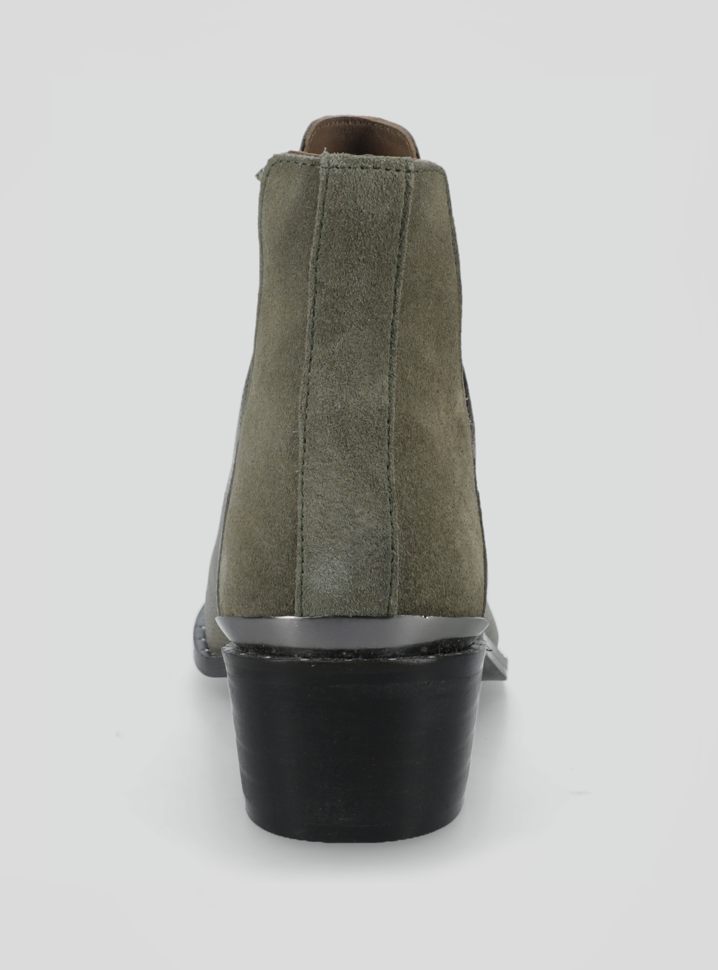 Botín Cuero Abierto con detalle Metálico Mujer-3