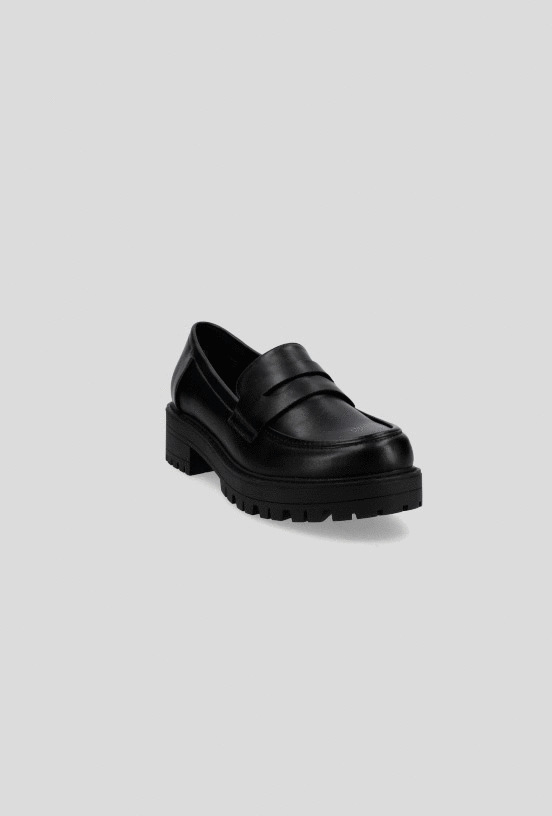 Mocasín Cadena Metalizada Plataforma Mujer-4