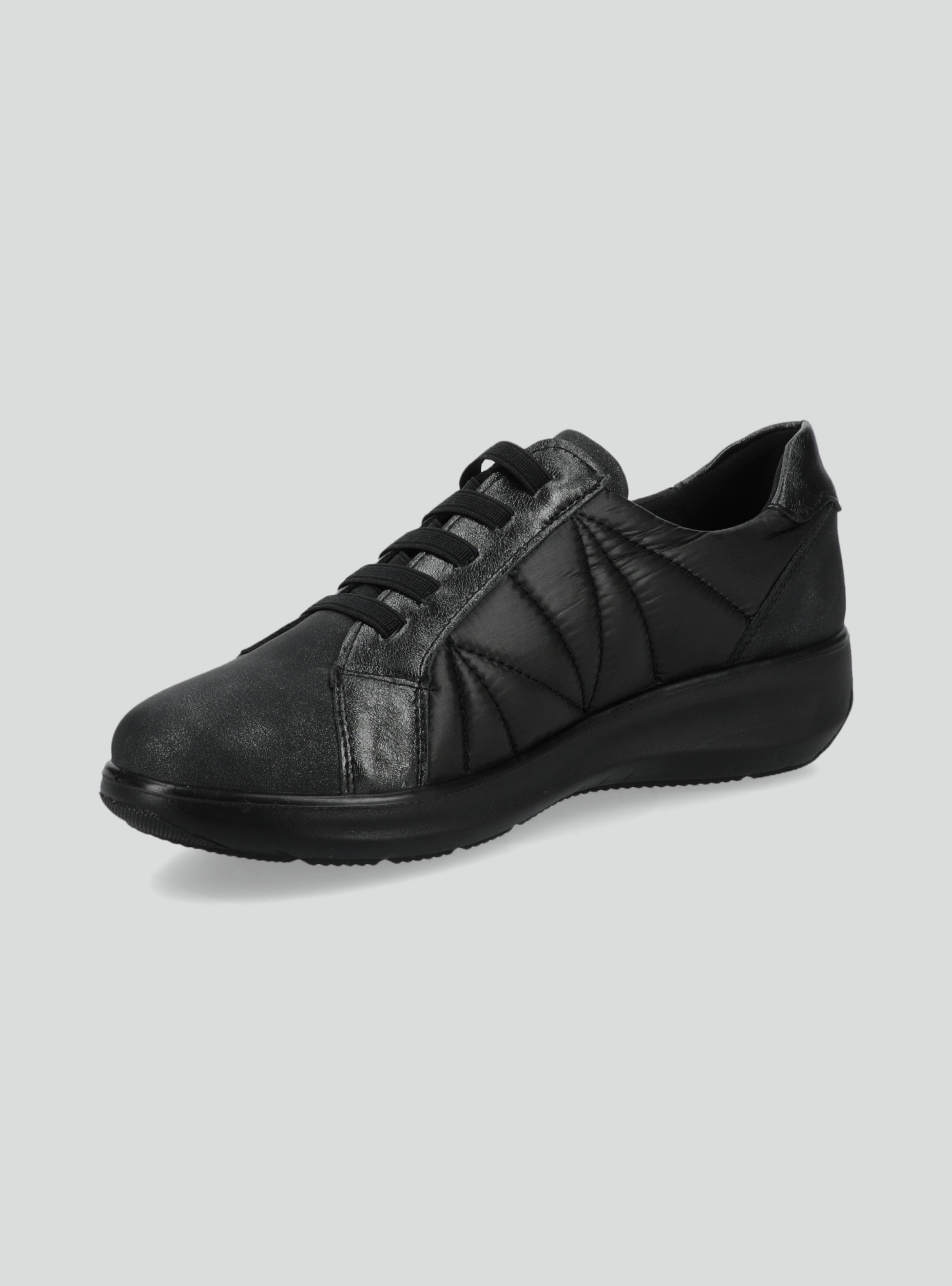 Zapatilla Urbana Textil y Cordón Elasticado Mujer-2