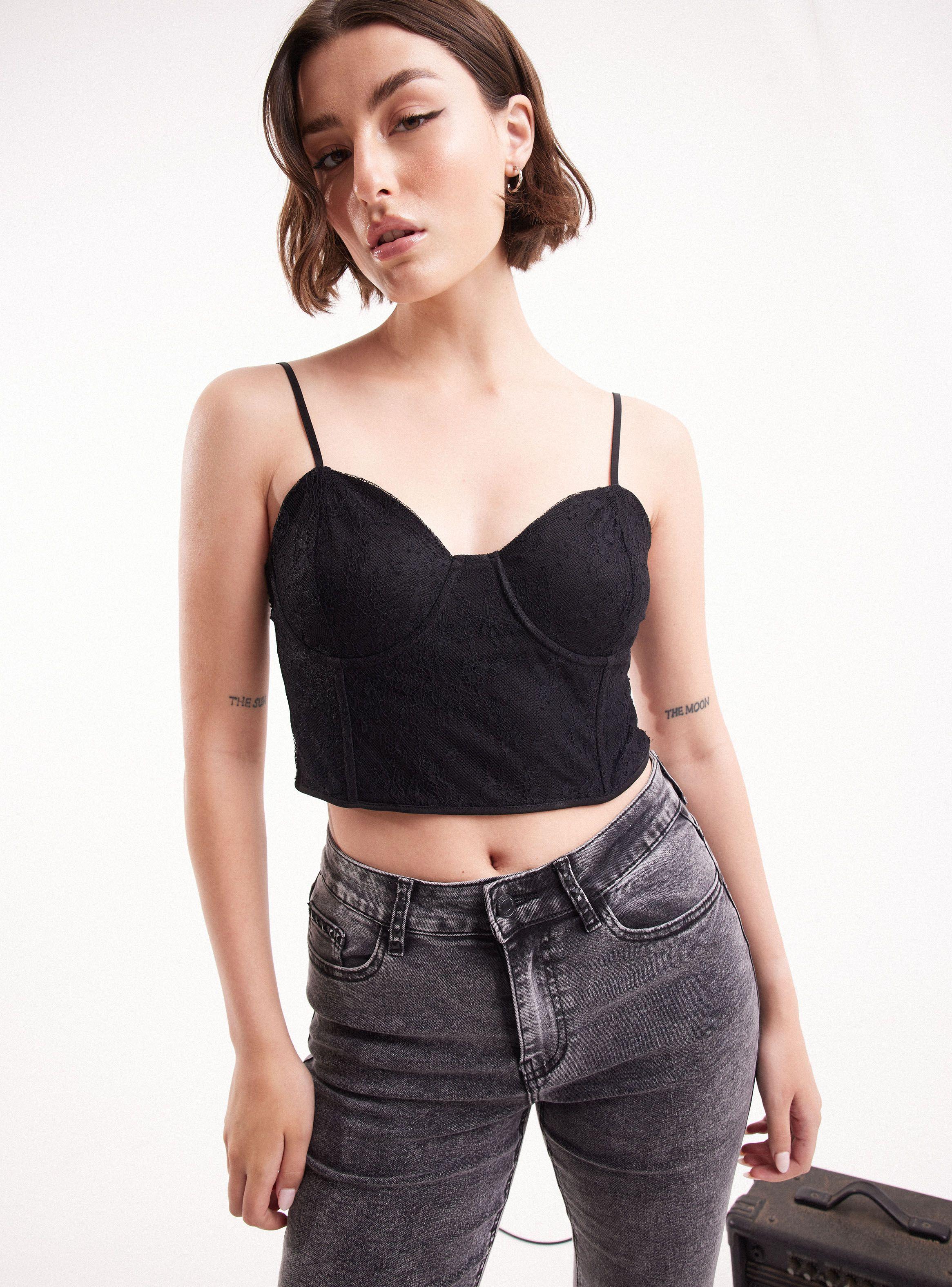 Peto Corset De Encaje-0