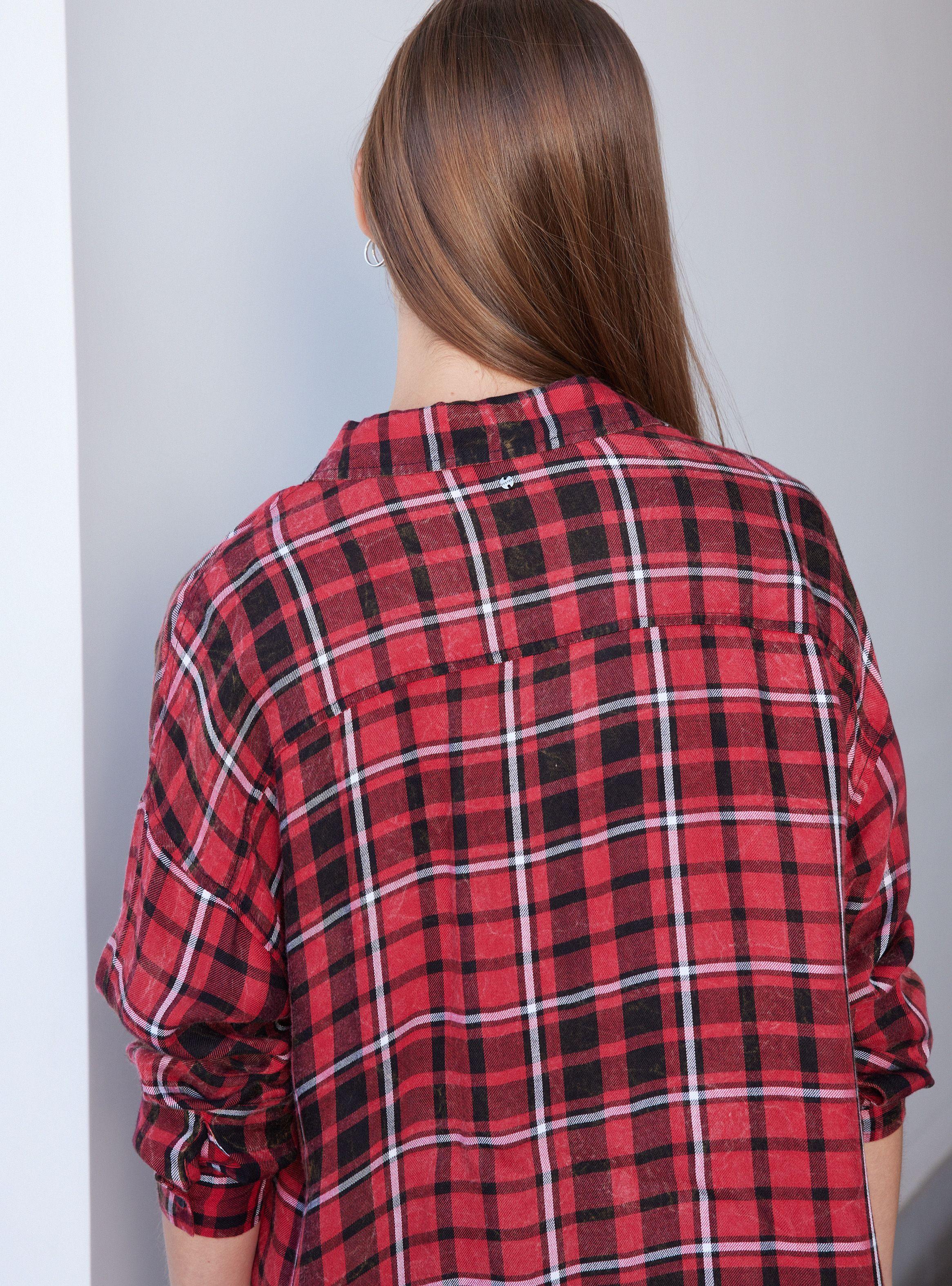 Blusa Escocesa Lavada-3