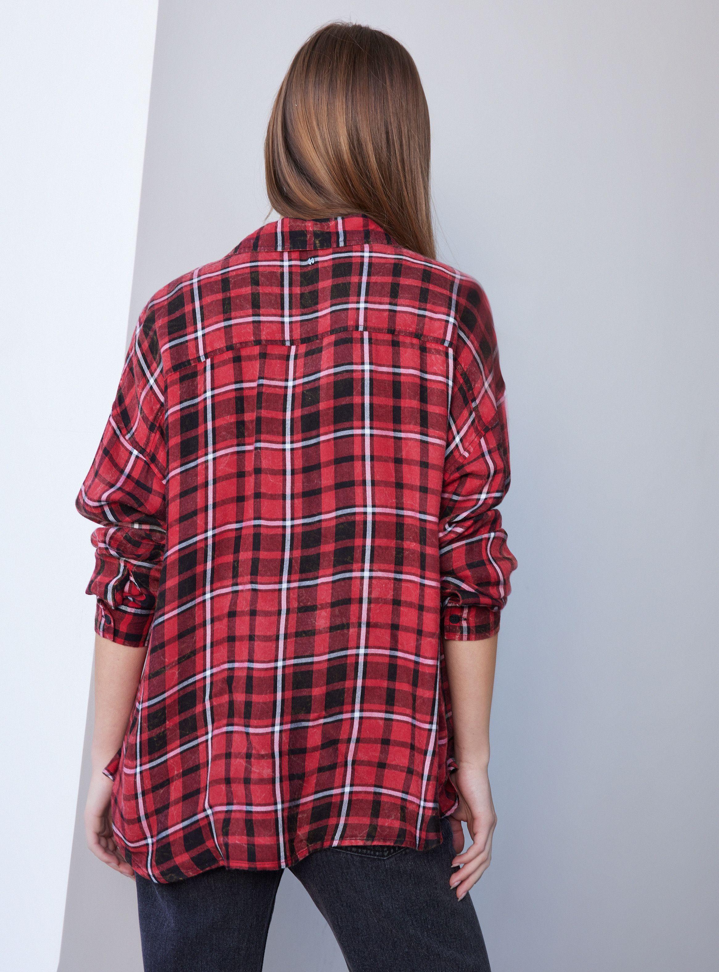 Blusa Escocesa Lavada-1