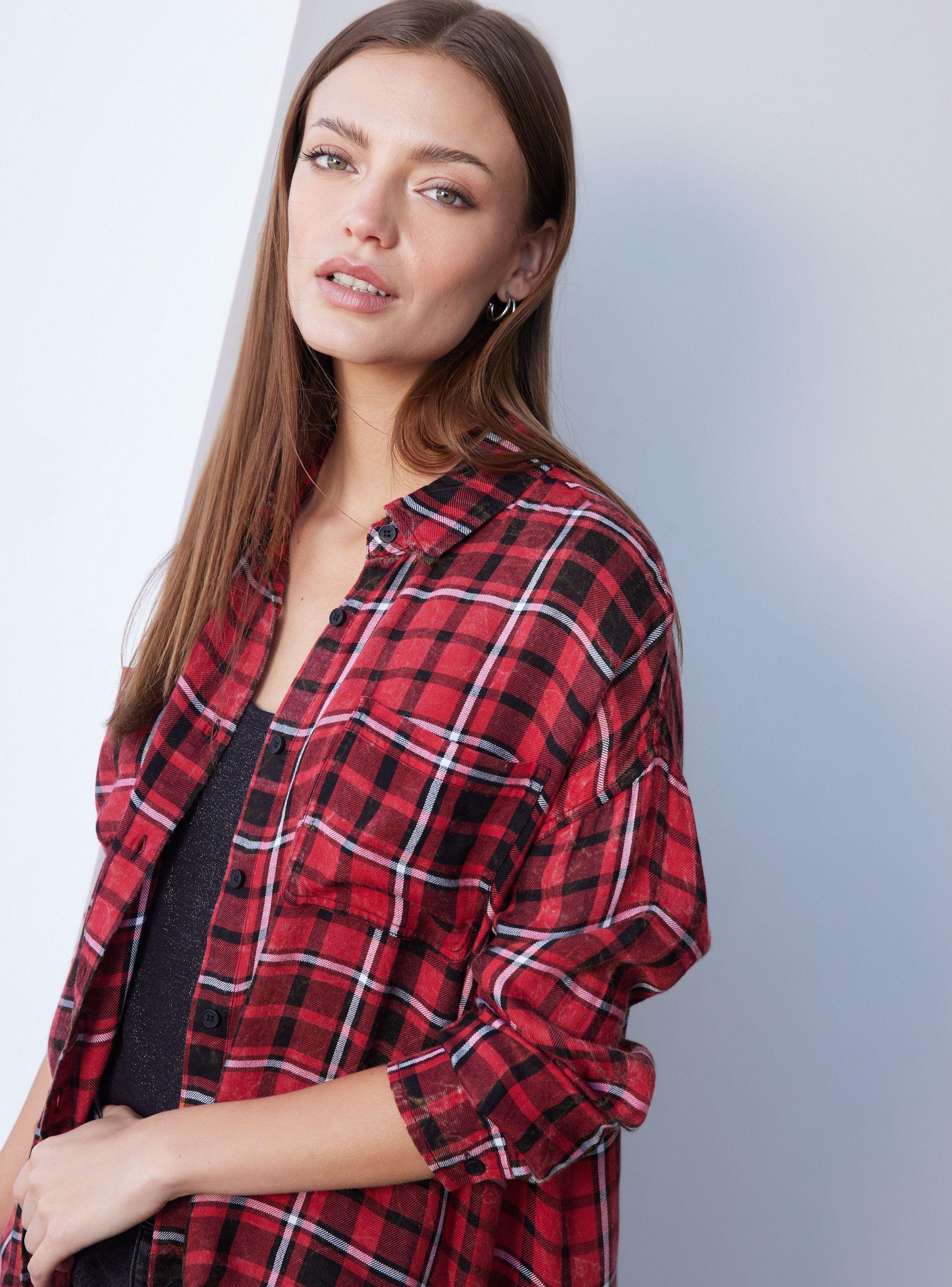 Blusa Escocesa Lavada-2