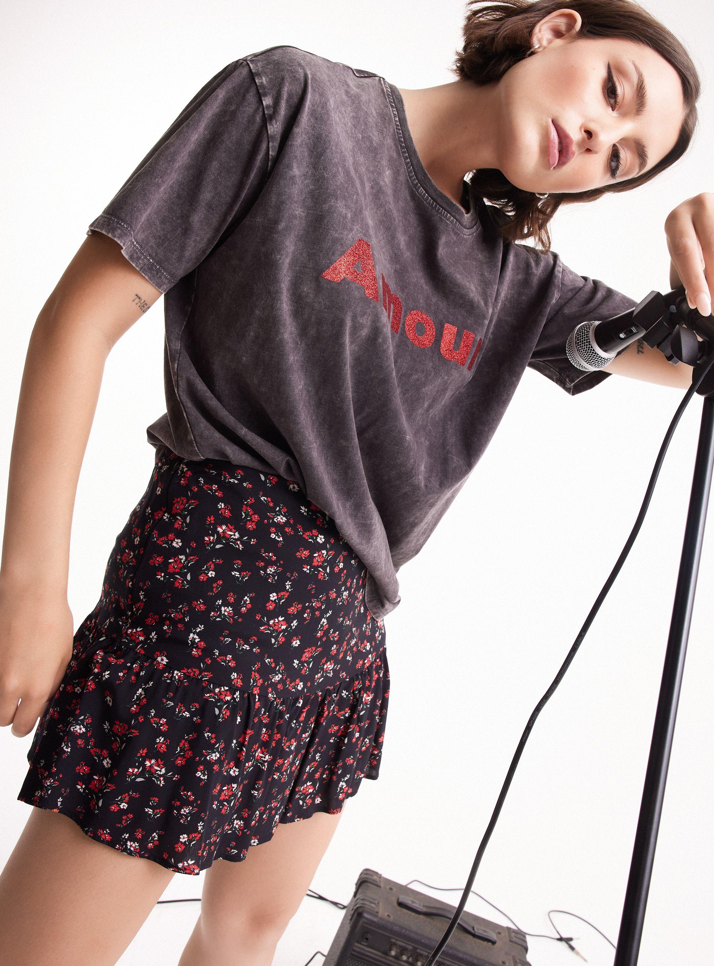 Falda Scort Estampada-2