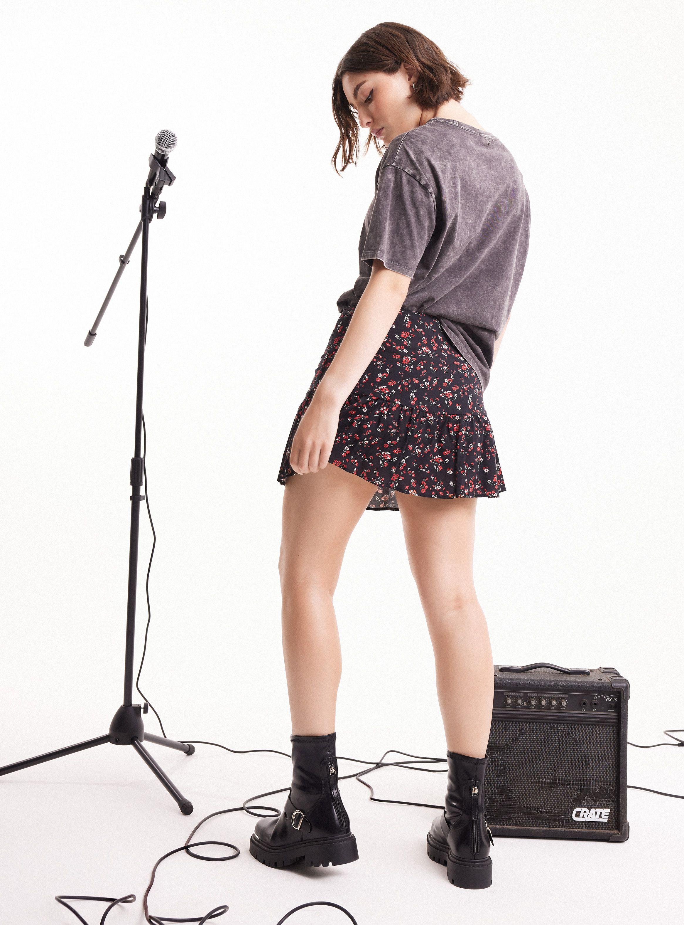 Falda Scort Estampada-5