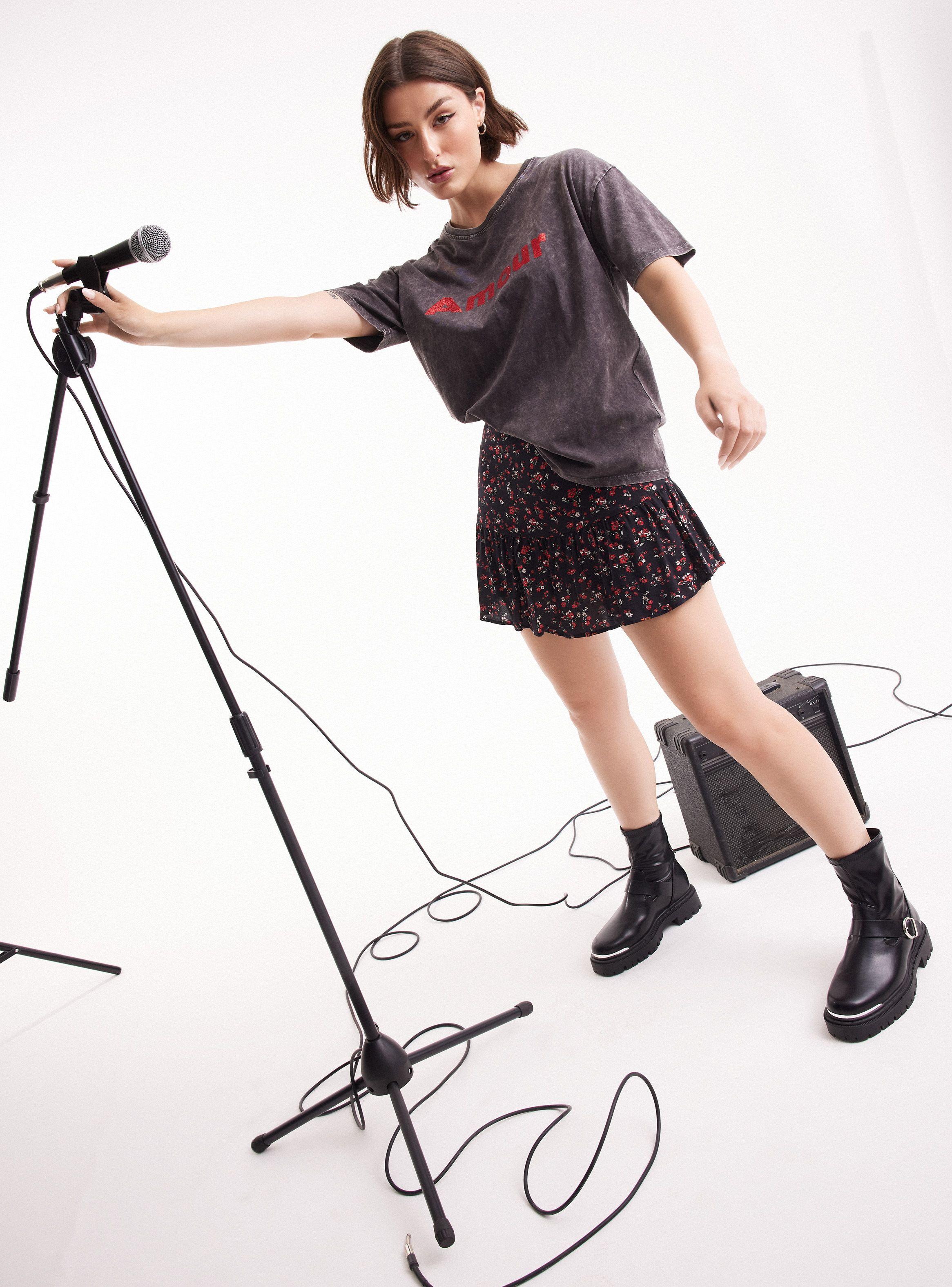 Falda Scort Estampada-4