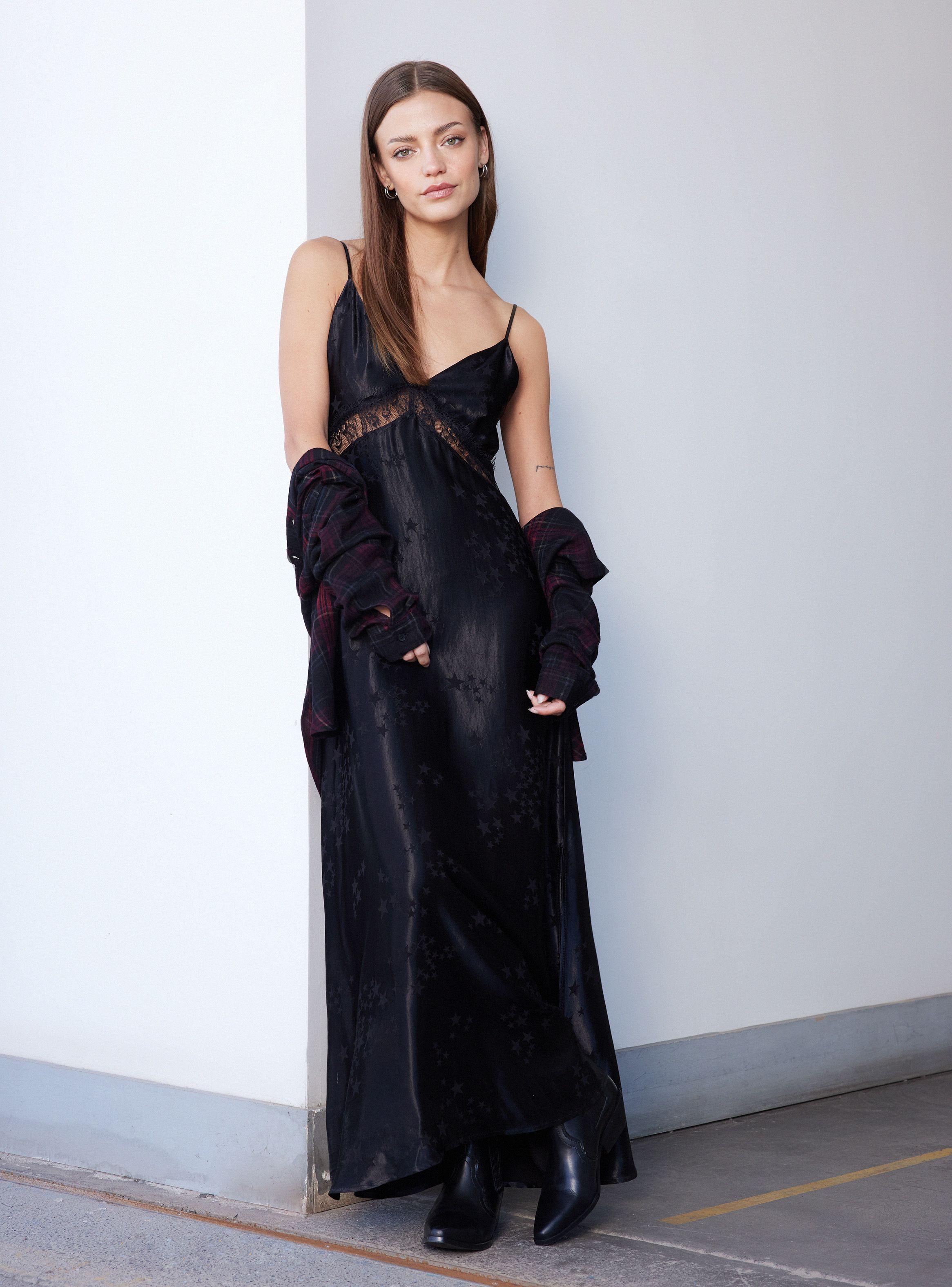 Vestido Lencero Satinado-6