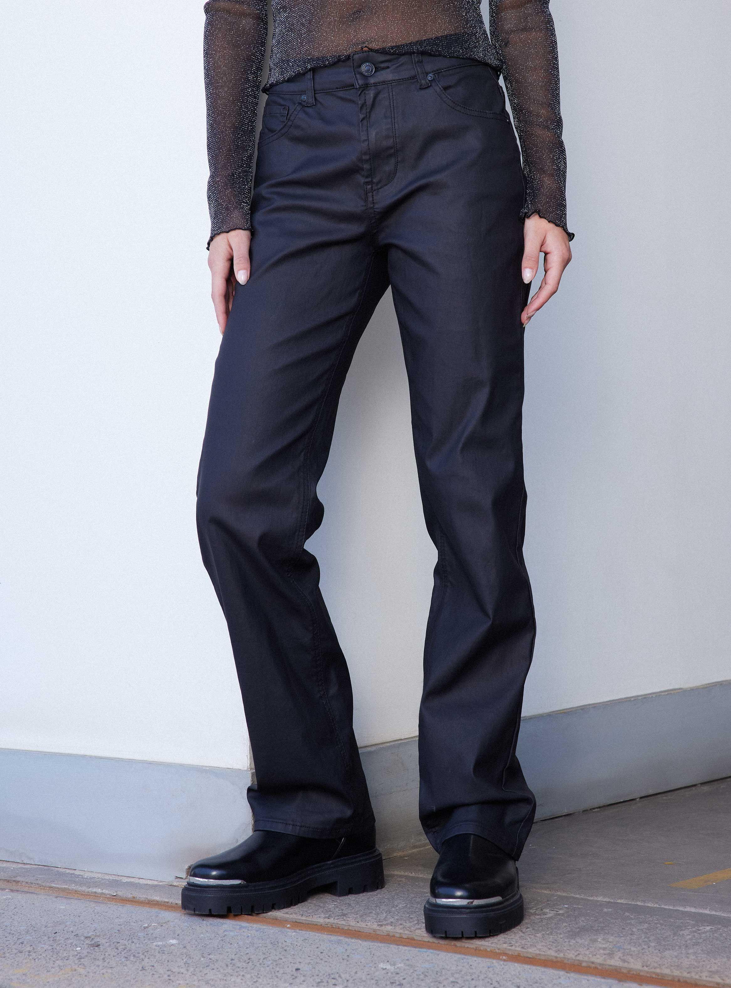 Jeans Straight Coated 5 Boslillos-0