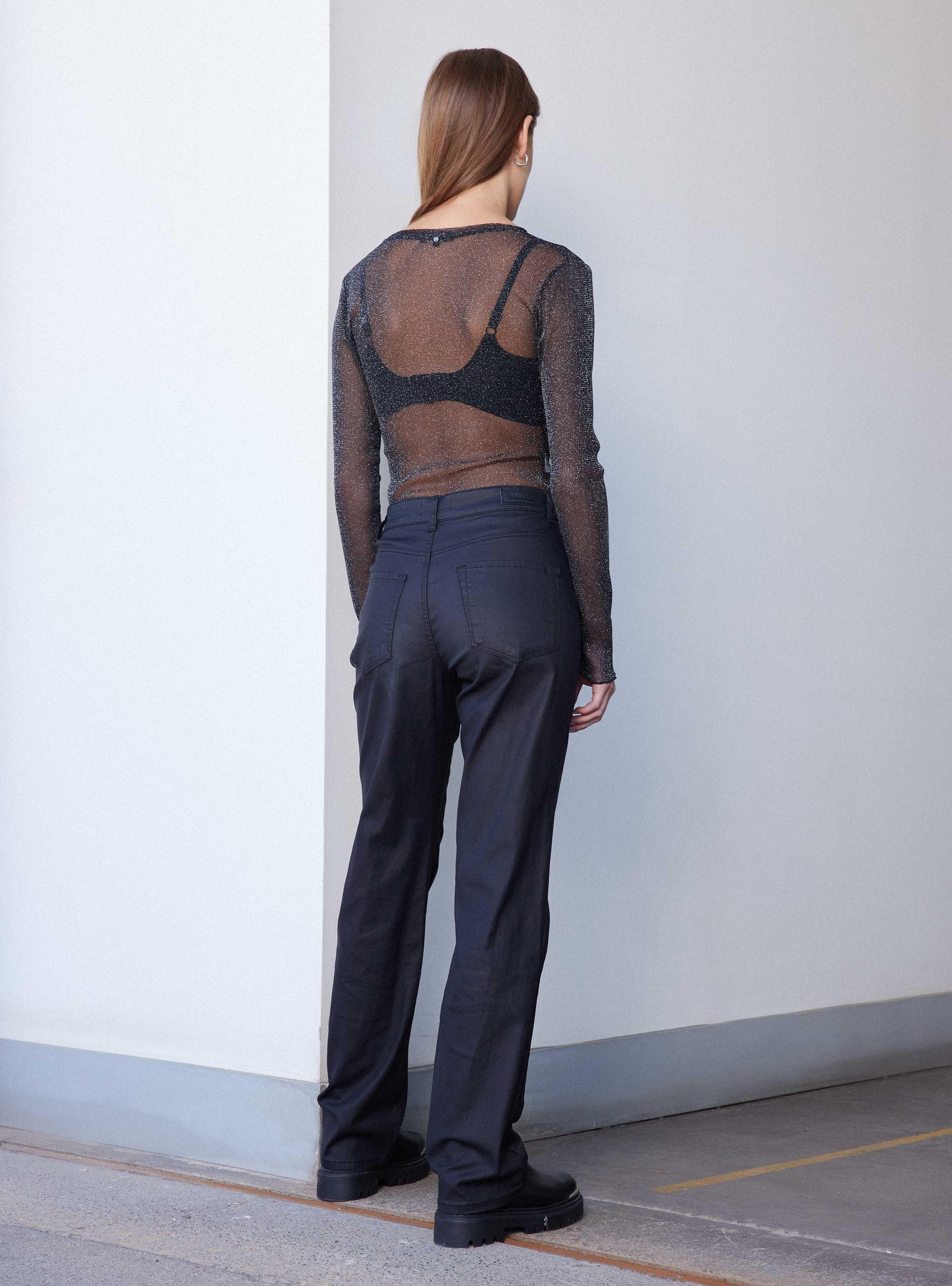 Jeans Straight Coated 5 Boslillos-5