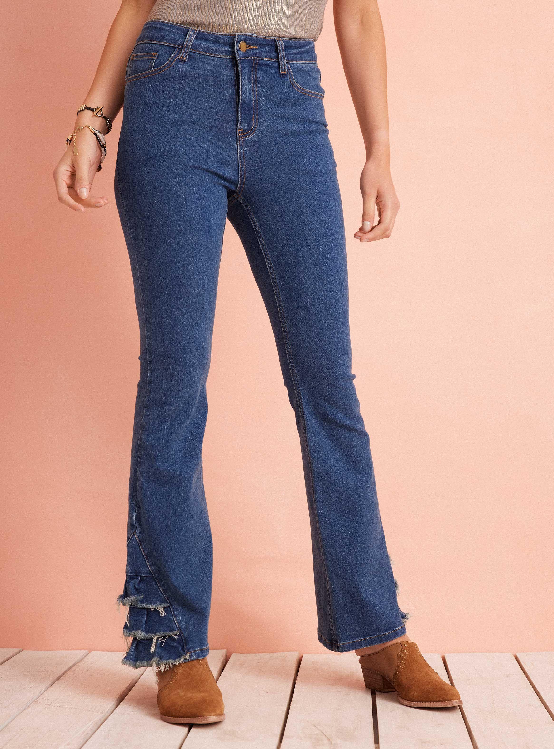 Jeans Vuelos En Bota-0