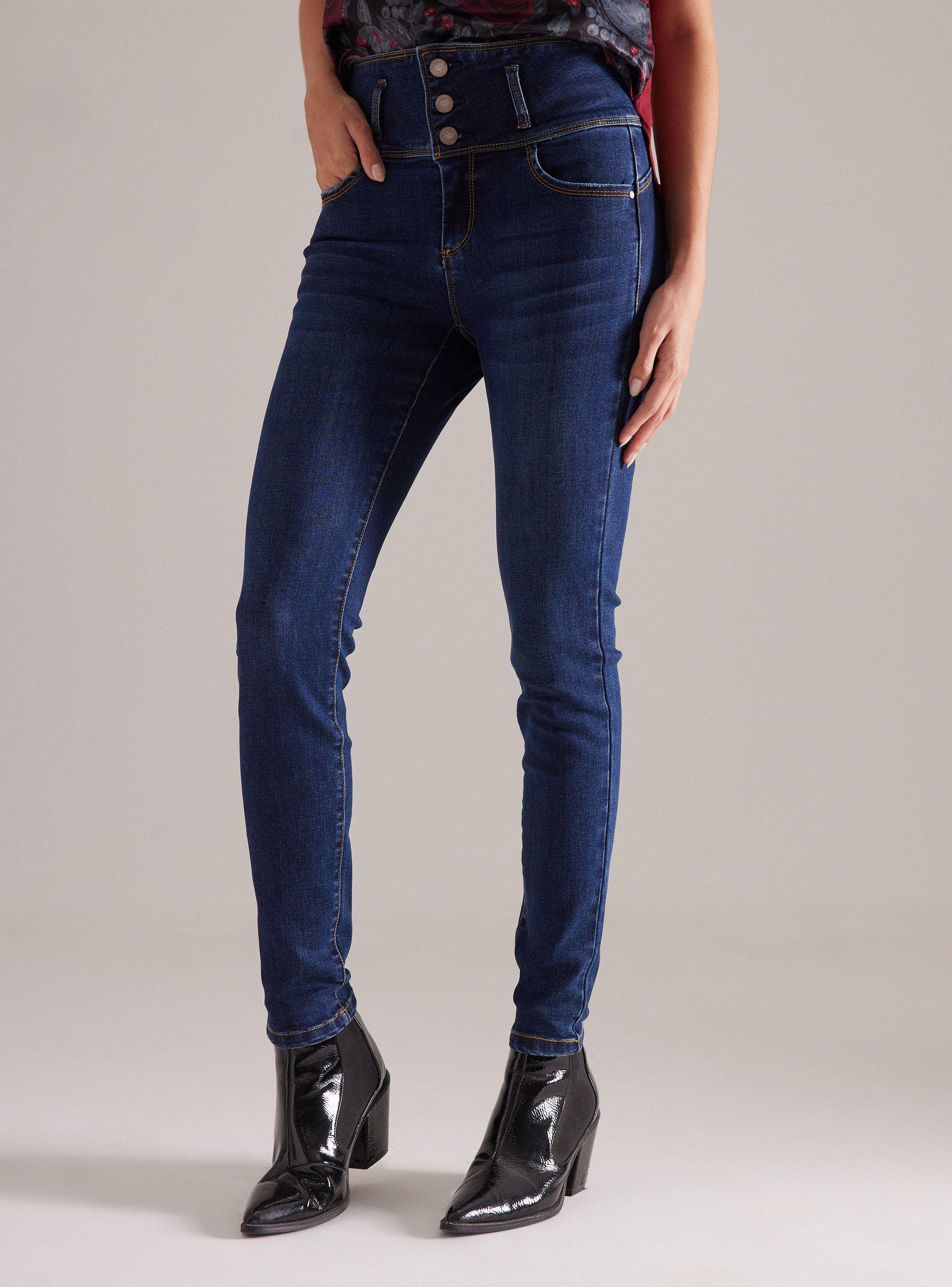 Jeans 3 Botones con Almohadillas-0