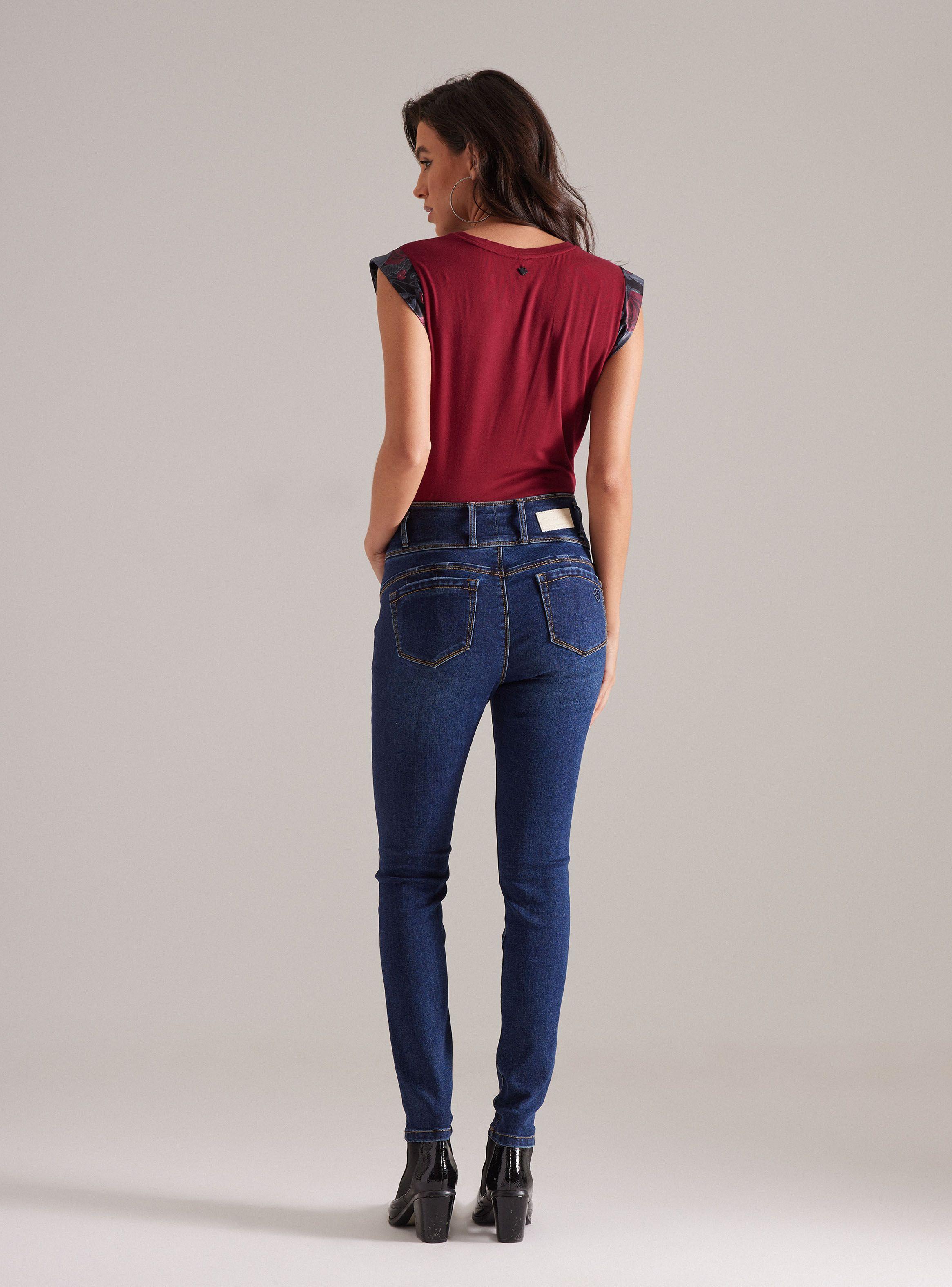 Jeans 3 Botones con Almohadillas-5