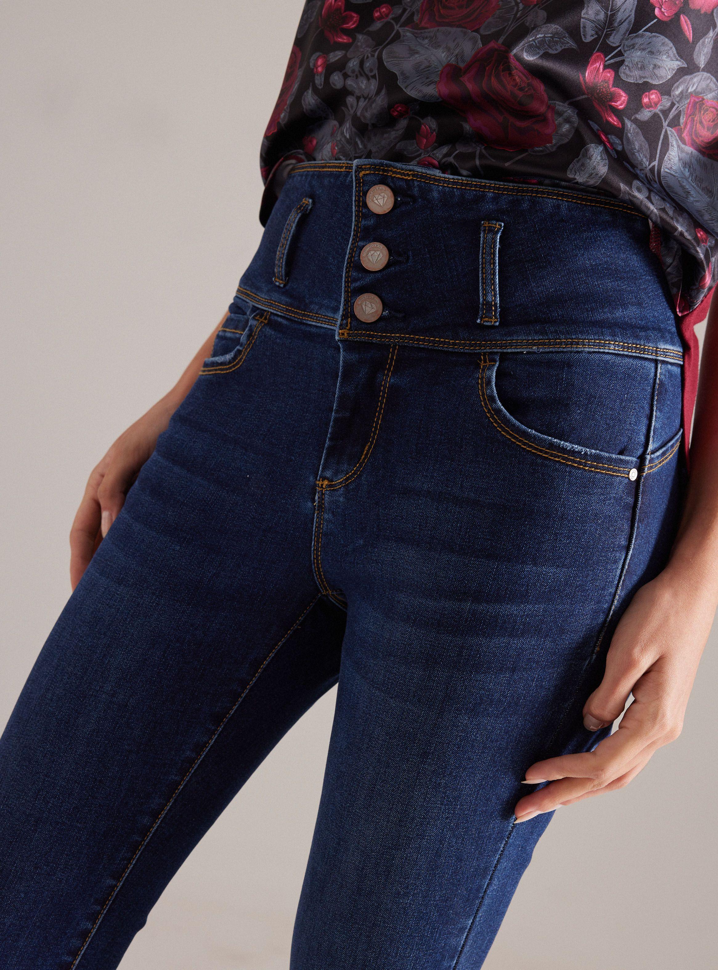 Jeans 3 Botones con Almohadillas-2