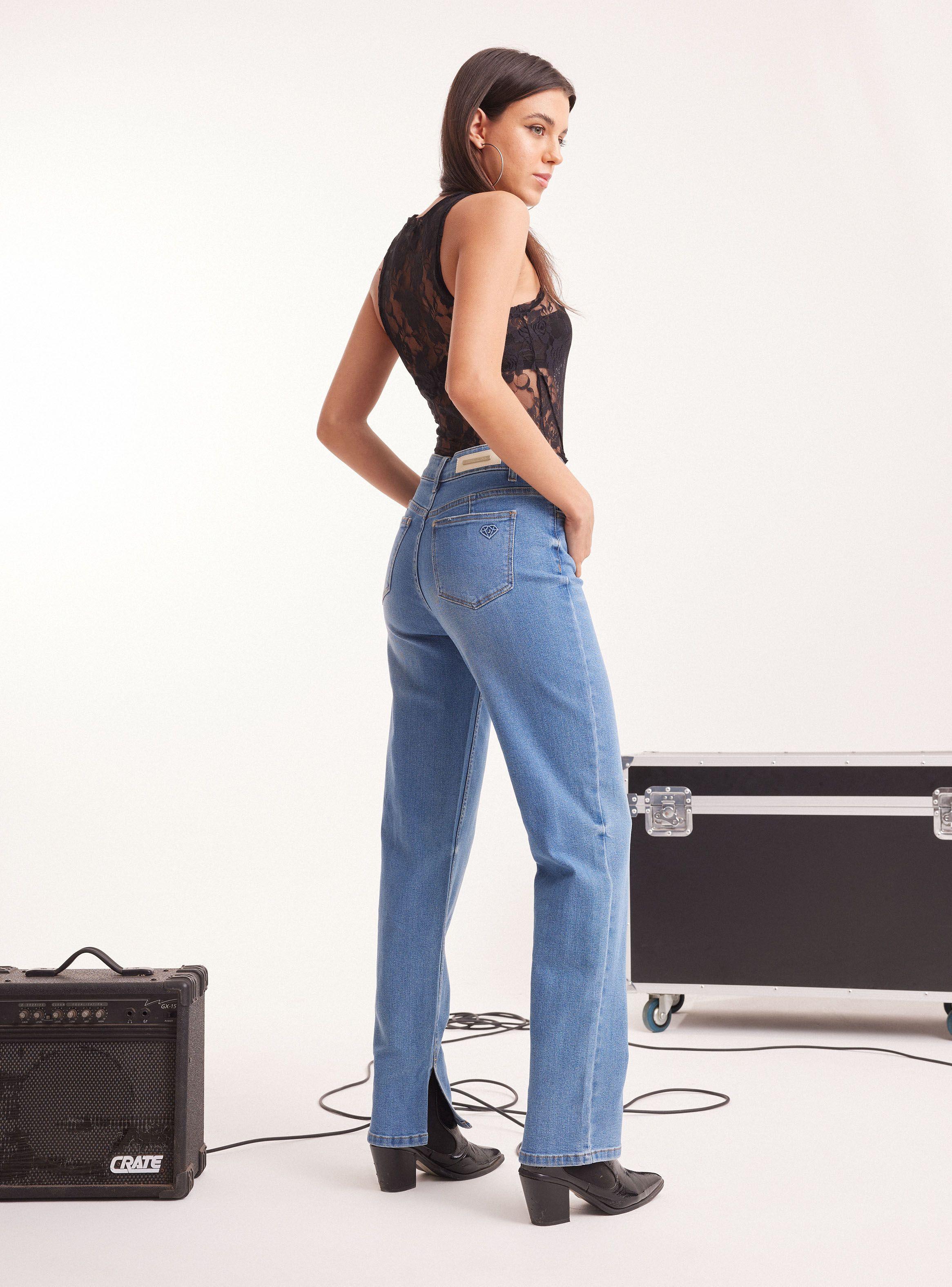 Jeans Holgado Calce Relaxed Tajalí Bota con Tachas-5