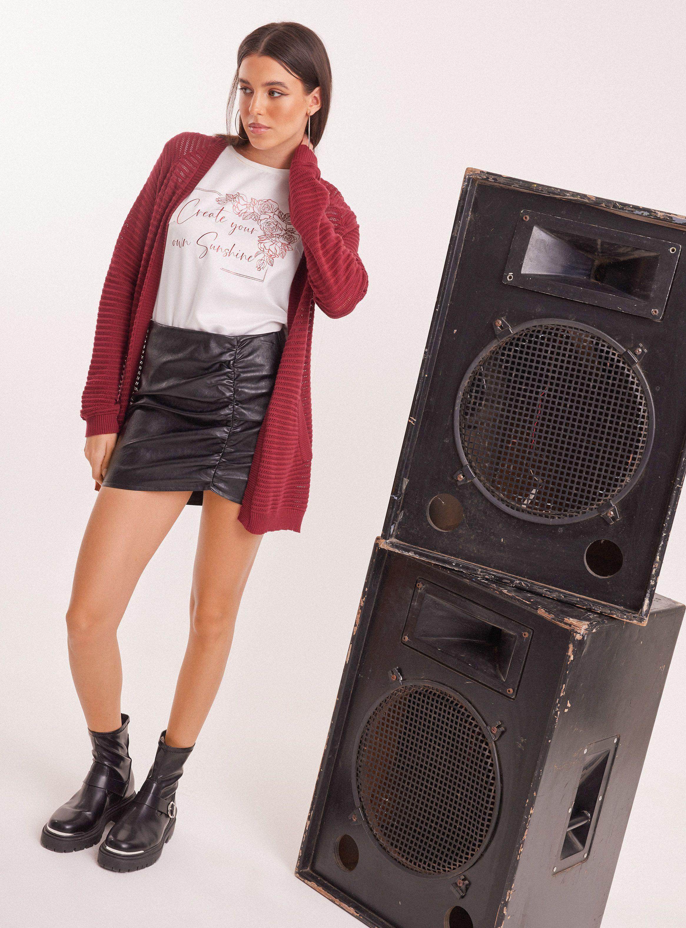 Chaleco Cardigan Calado-4