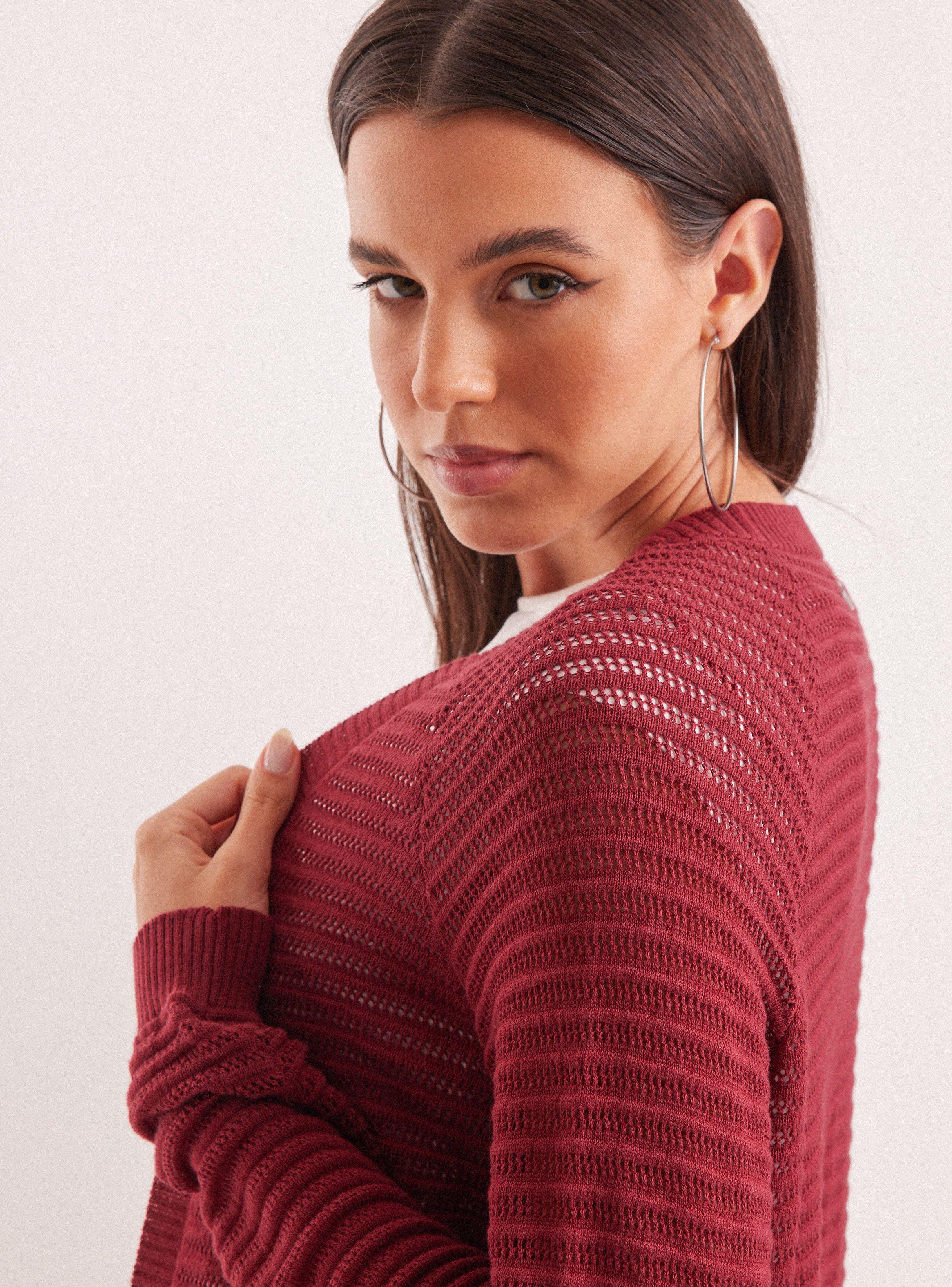 Chaleco Cardigan Calado-3