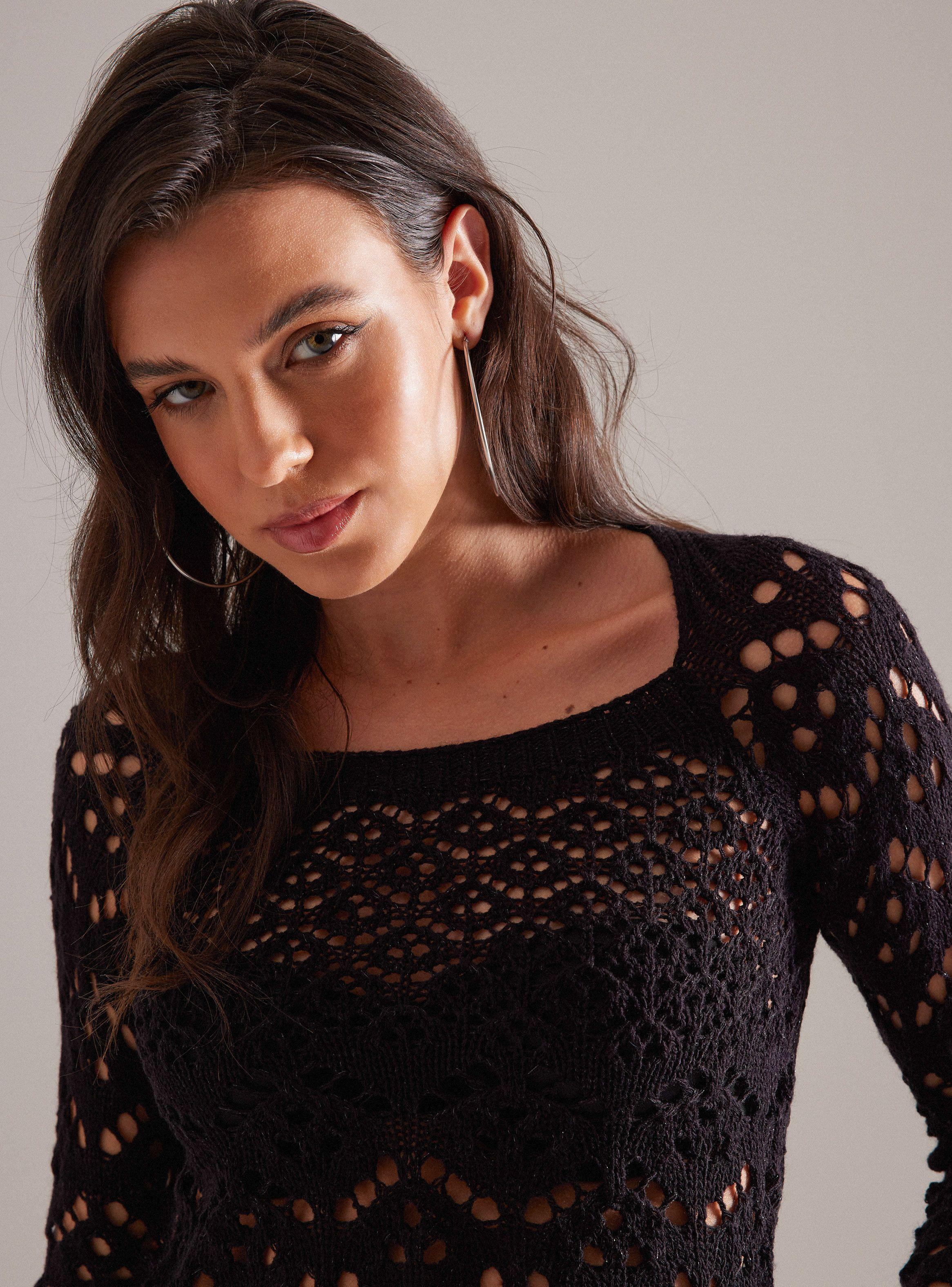 Sweater Tejido Diseño Transparencia-3