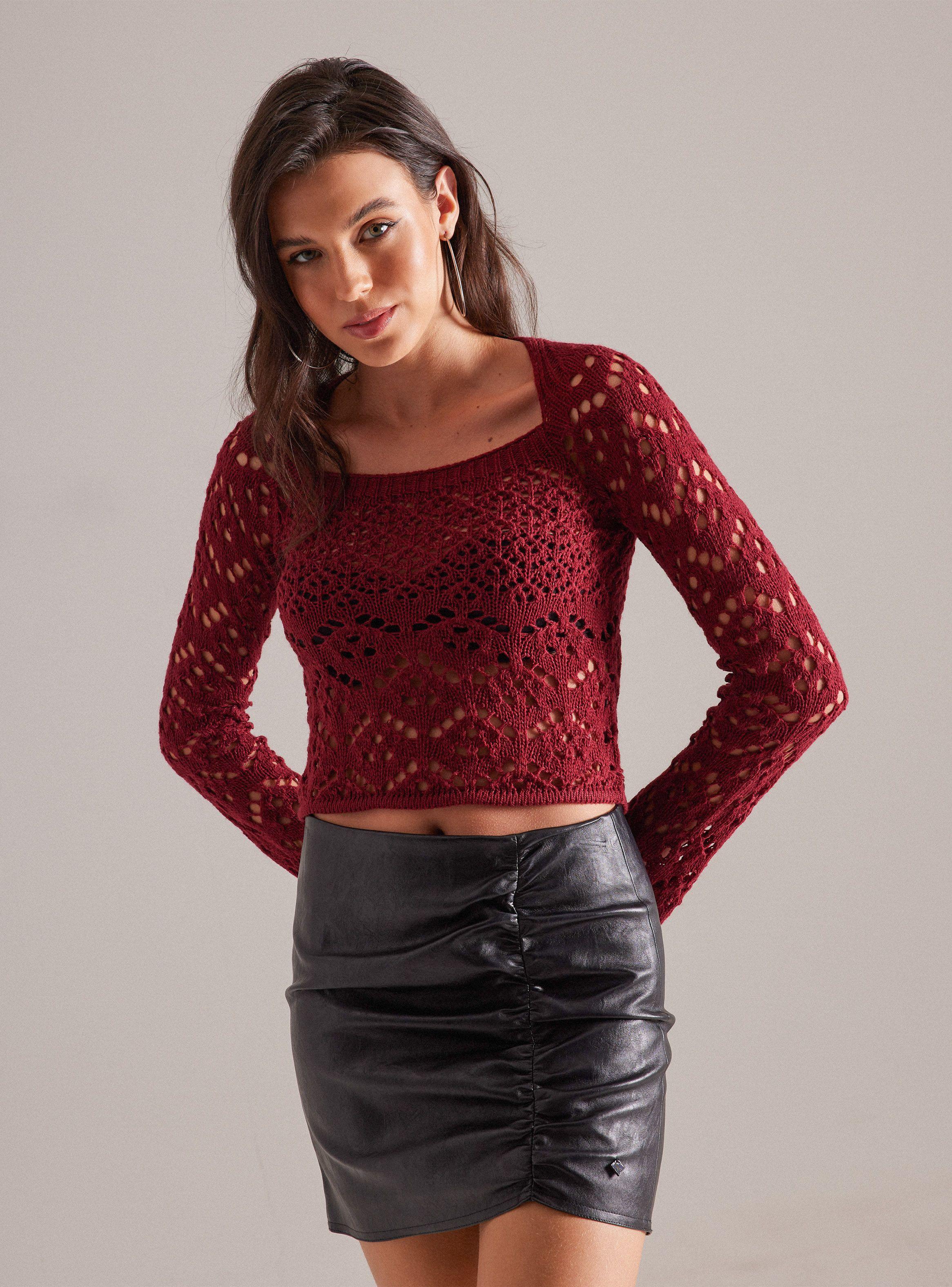 Sweater Tejido Diseño Transparencia-0